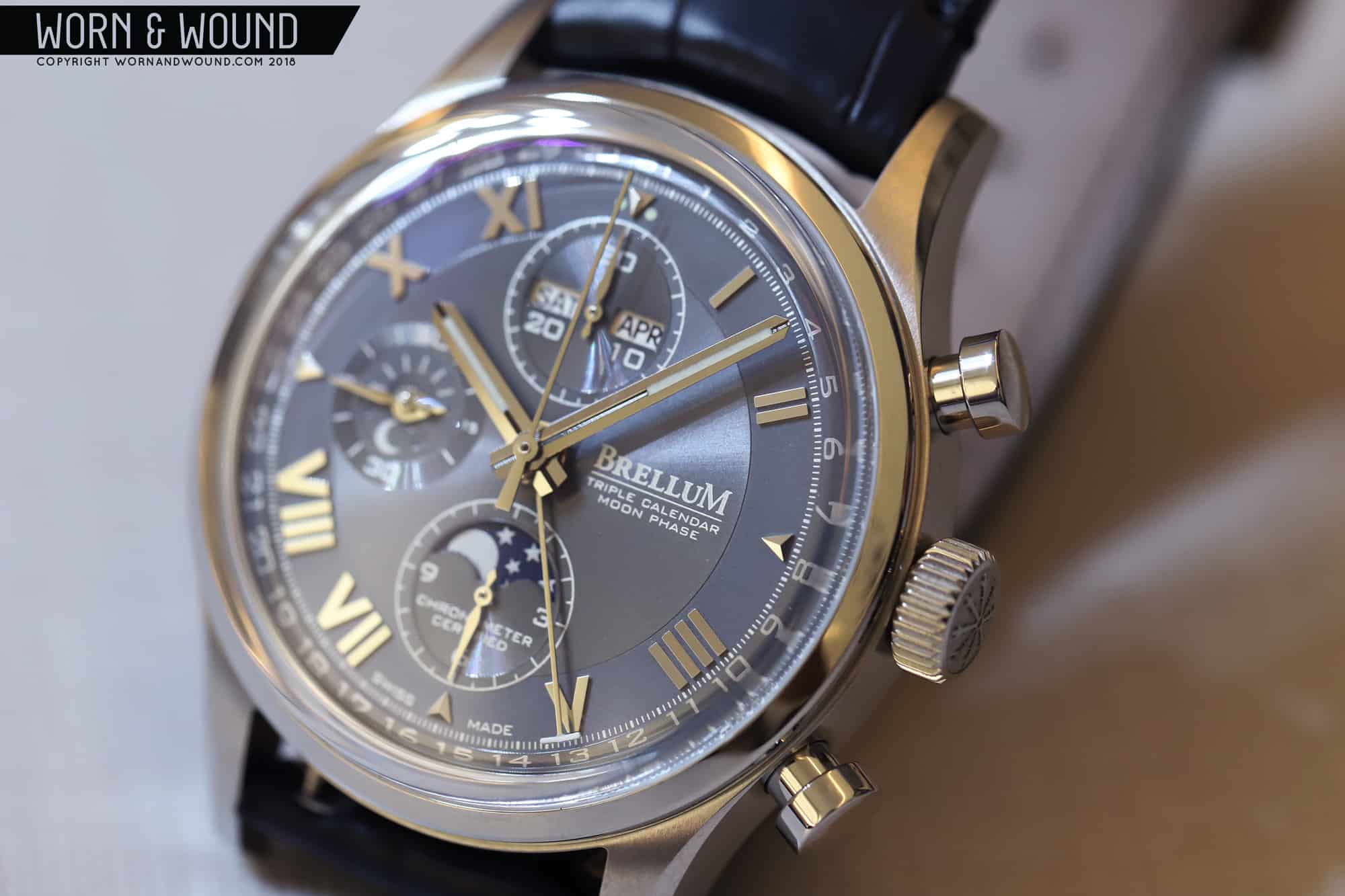 First Look: Brellum Duobox Classic LE.3, a COSC-Certified Chronograph with a Triple Calendar and Moonphase