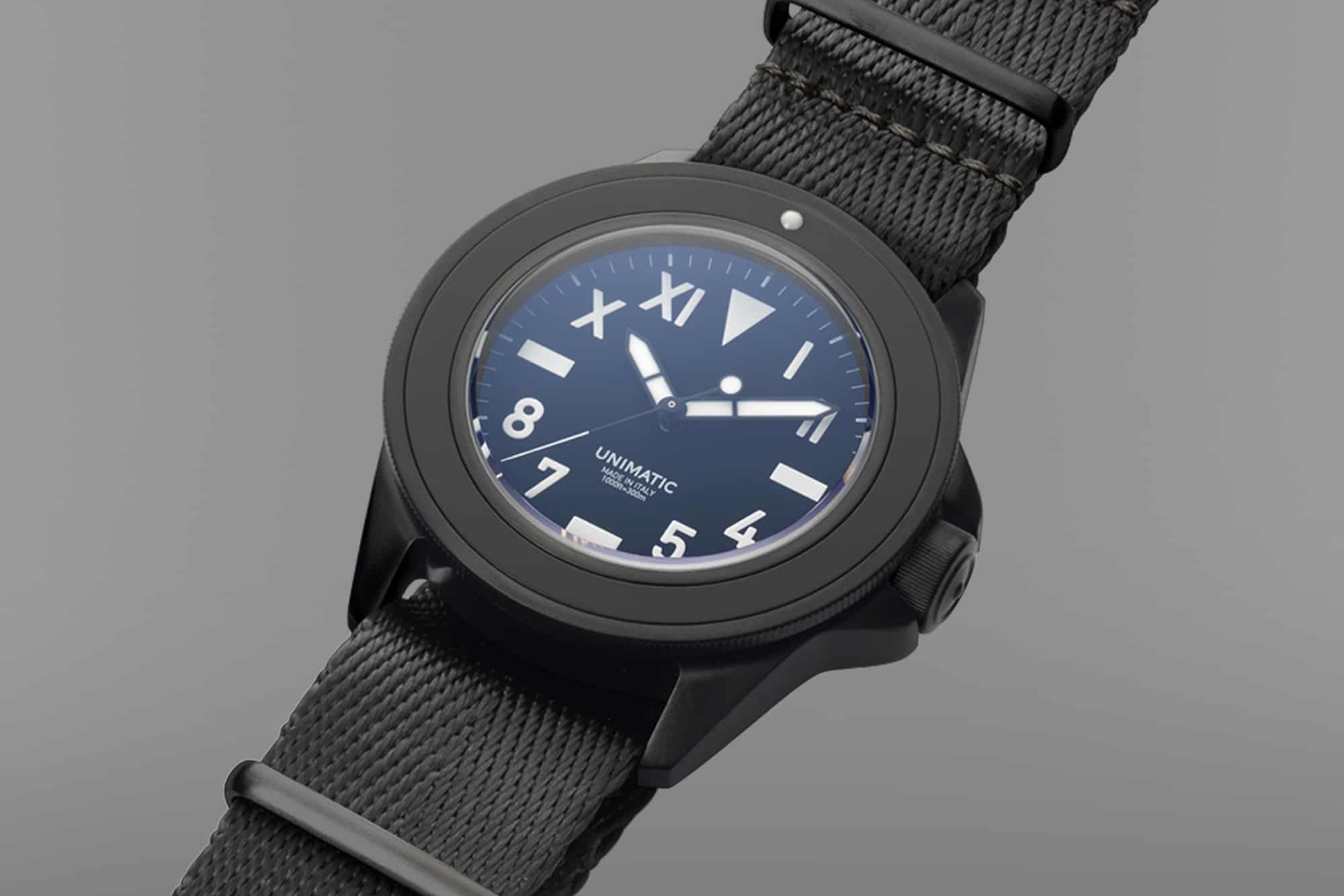 Introducing the Unimatic X NOUS U1-NU, a Stealthy and Minimalist Dive Watch