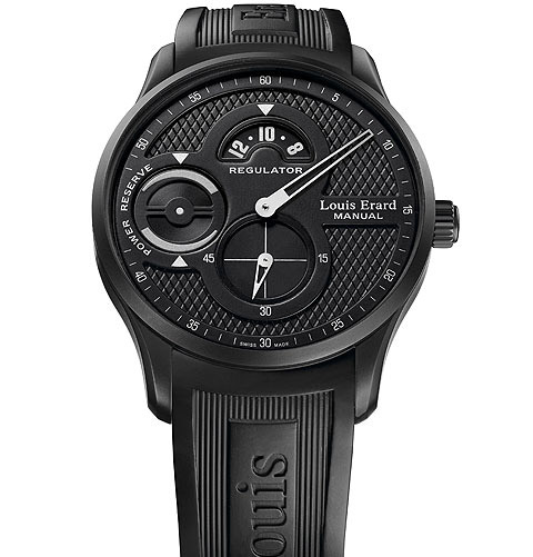 Louis Erard Watch Men's Automatic Chronograph Excellence Black 71231AA
