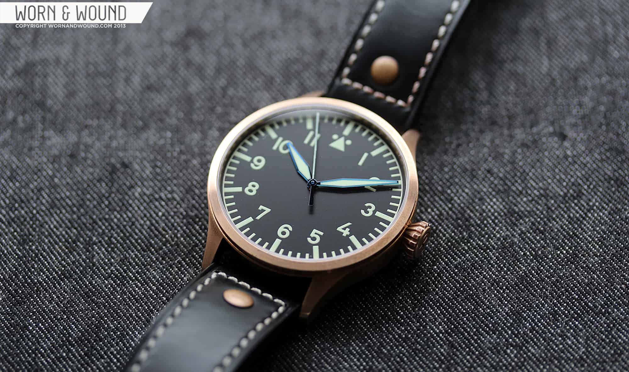 archimede bronze watch