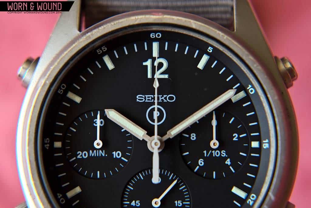 seiko military chronograph watch