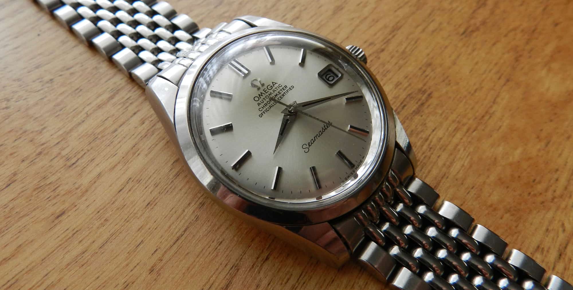 watchsteez.com – 1960s omega seamaster automatic watch ref. 166.010  (luminous model)
