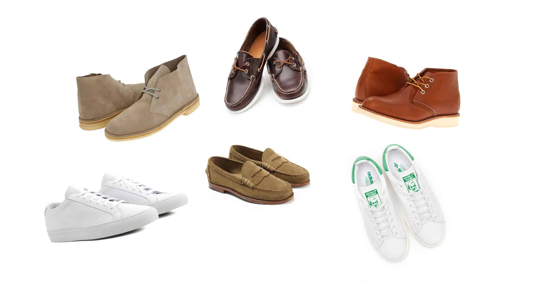 Spring Wardrobe: Footwear Guide Featuring Common Projects, Vans, Clarks ...
