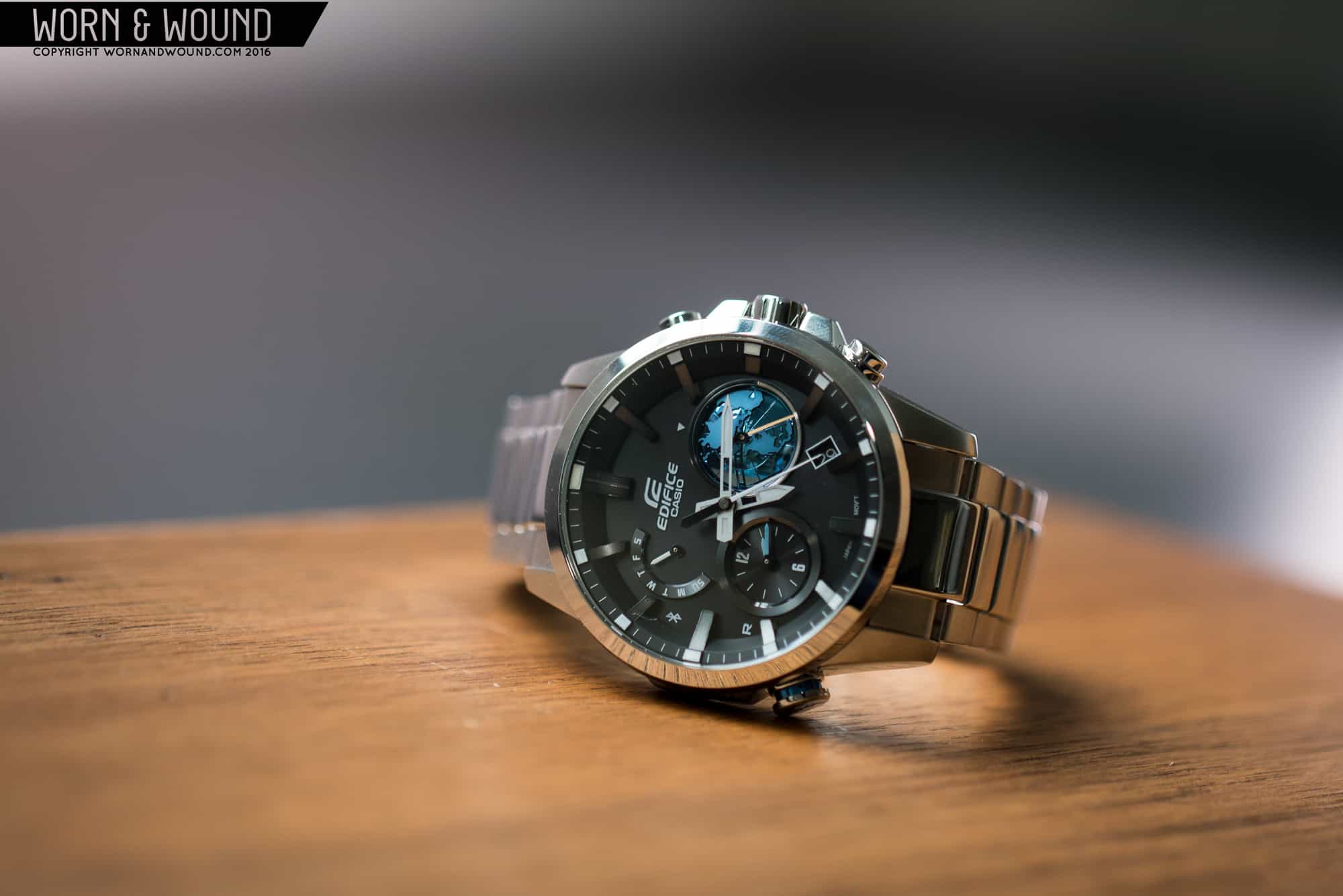 The Casio Edifice EQB-600, a Bluetooth-Connected Watch for the Frequent  Flyer - Worn & Wound