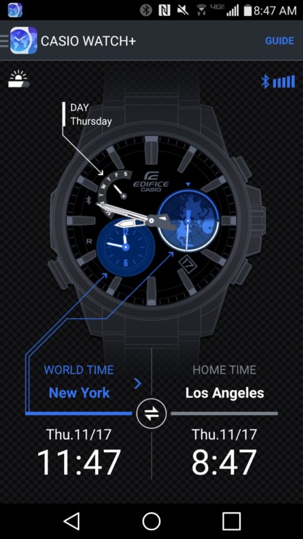 The Casio Edifice EQB-600, a Bluetooth-Connected Watch for the Frequent ...