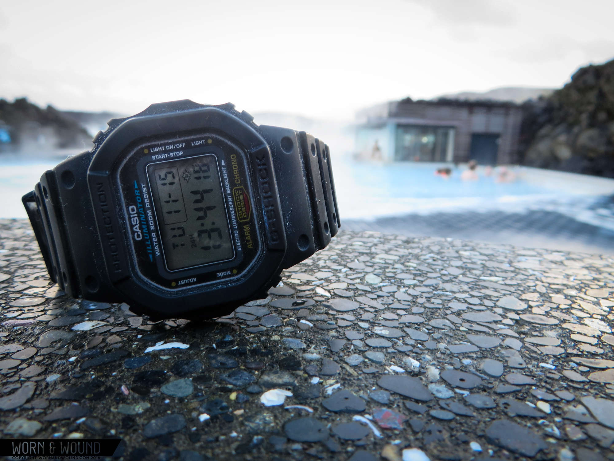 vitamina Atlético juego Field Test: the Casio G-Shock DW-5600E-1V Braves the Elements in Iceland -  Worn & Wound