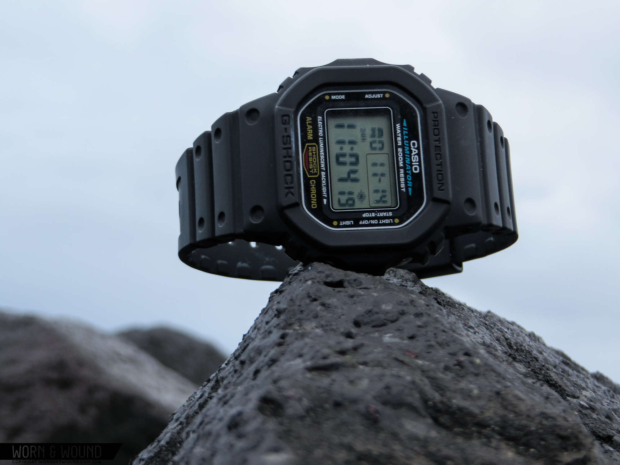 Field Test: the Casio G-Shock DW-5600E-1V Braves the Elements in Iceland -  Worn & Wound