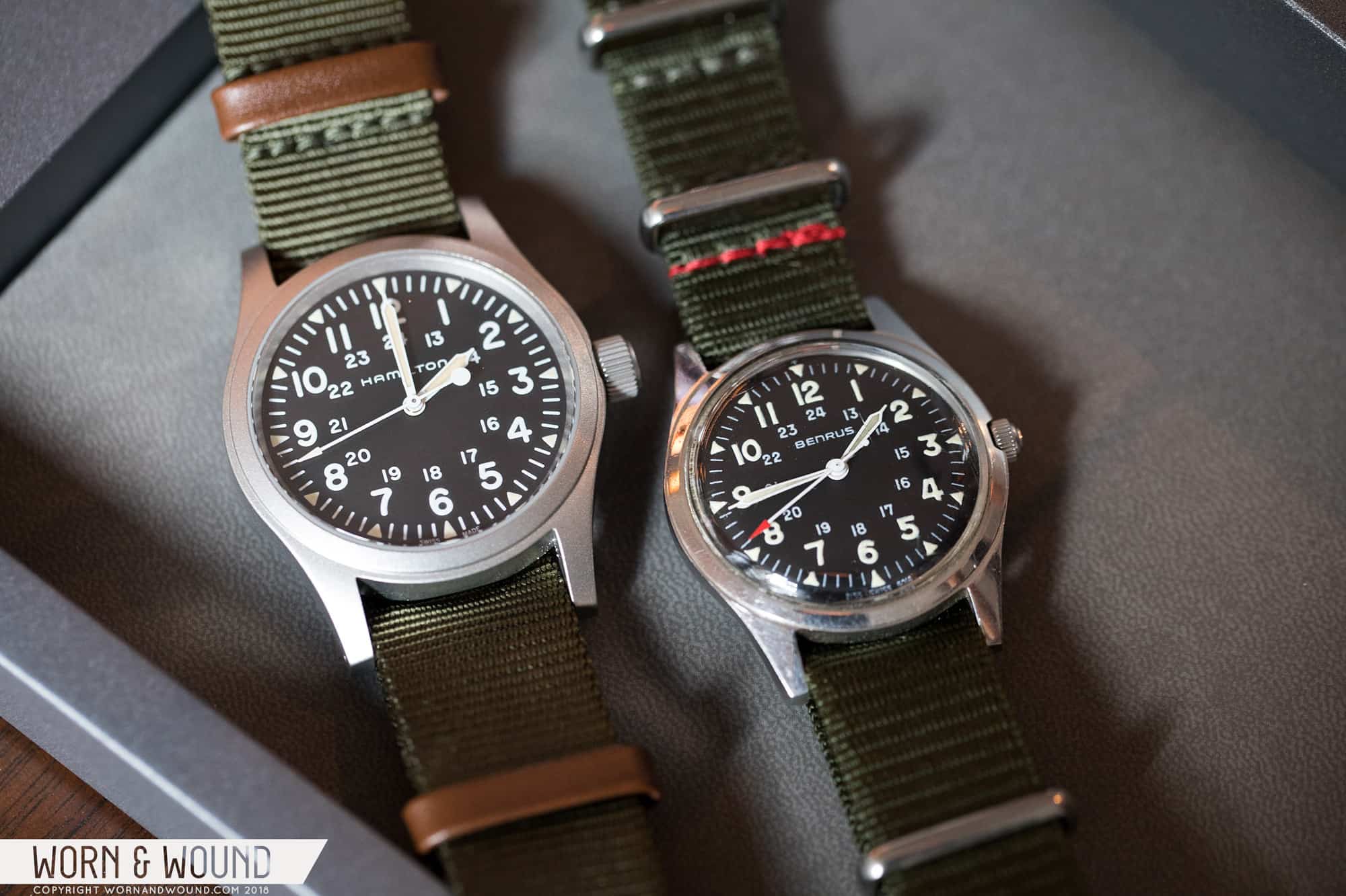 Hamilton khaki field hand wind sale