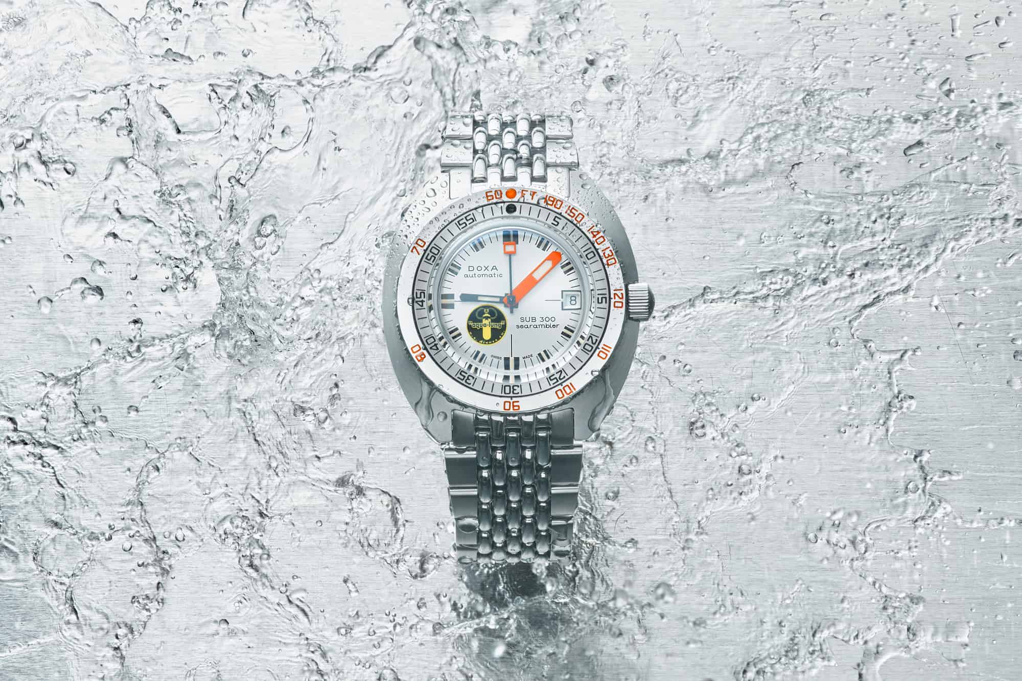 Introducing the DOXA SUB 300 Searambler “Silver Lung,” the Latest Revival From the Storied Dive Brand