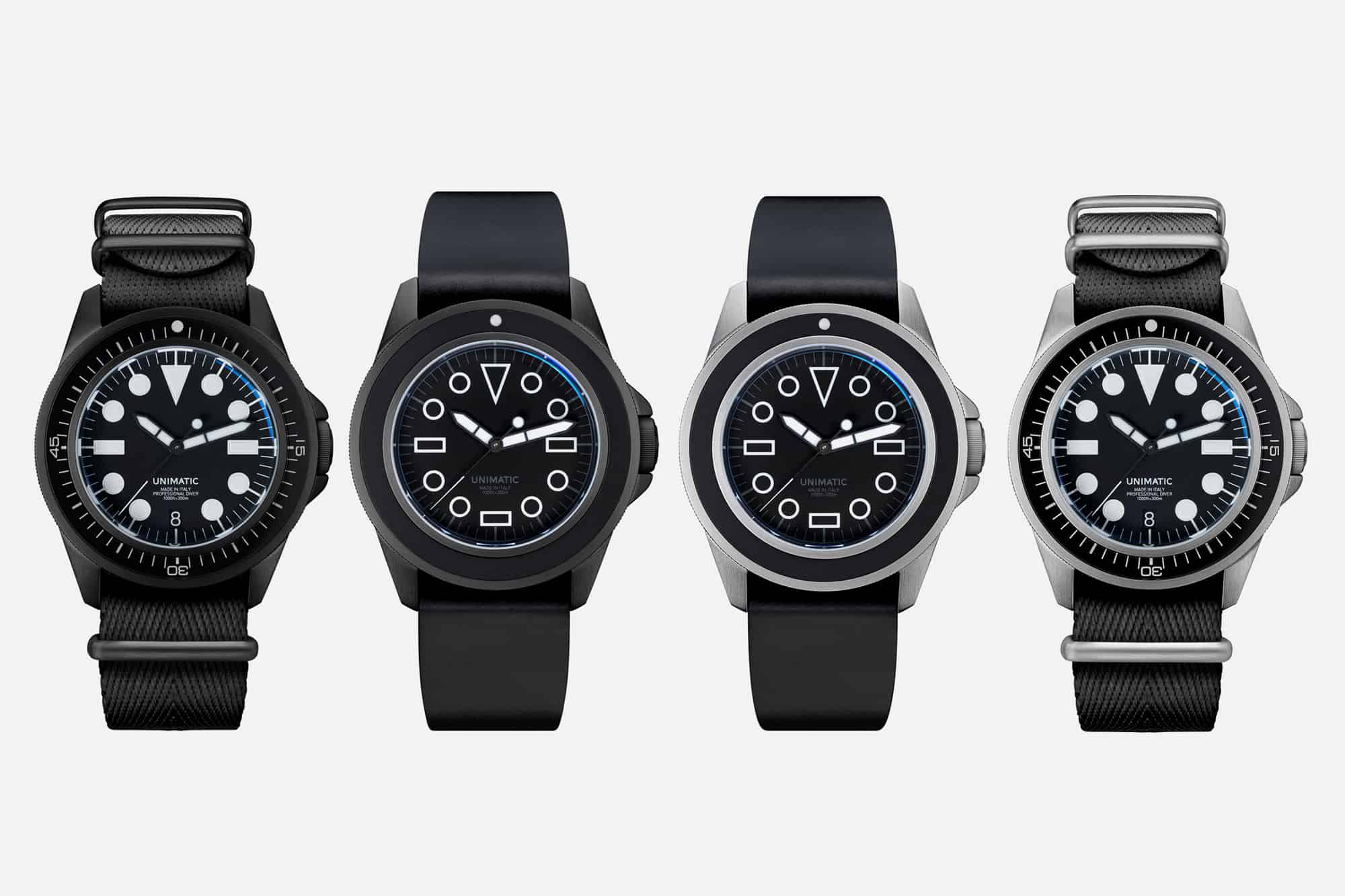 Introducing Four Limited Edition U1 Divers (and a New Bracelet) from Unimatic