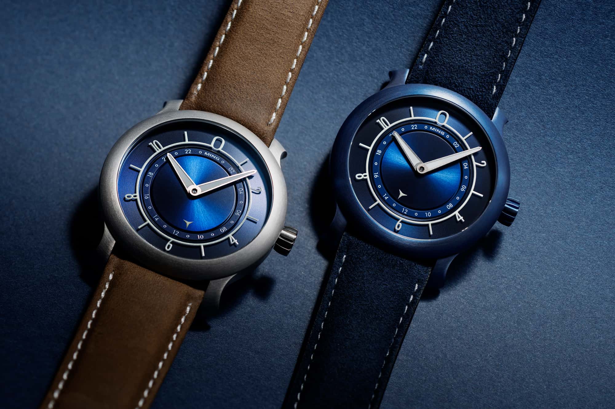 Introducing the 17.03 Blue And Ultra Blue Limited Editions from Ming Watches