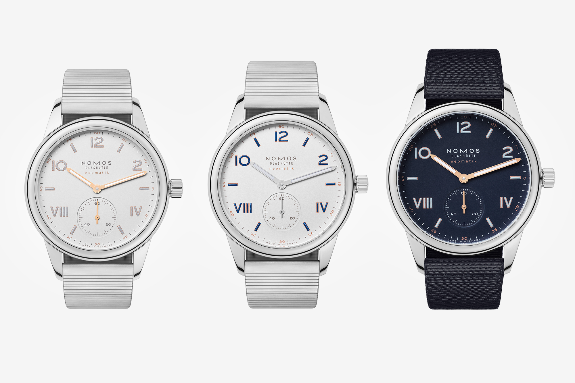 Nomos Unveils the Club Campus neomatik Collection and a New Steel Bracelet  - Worn & Wound