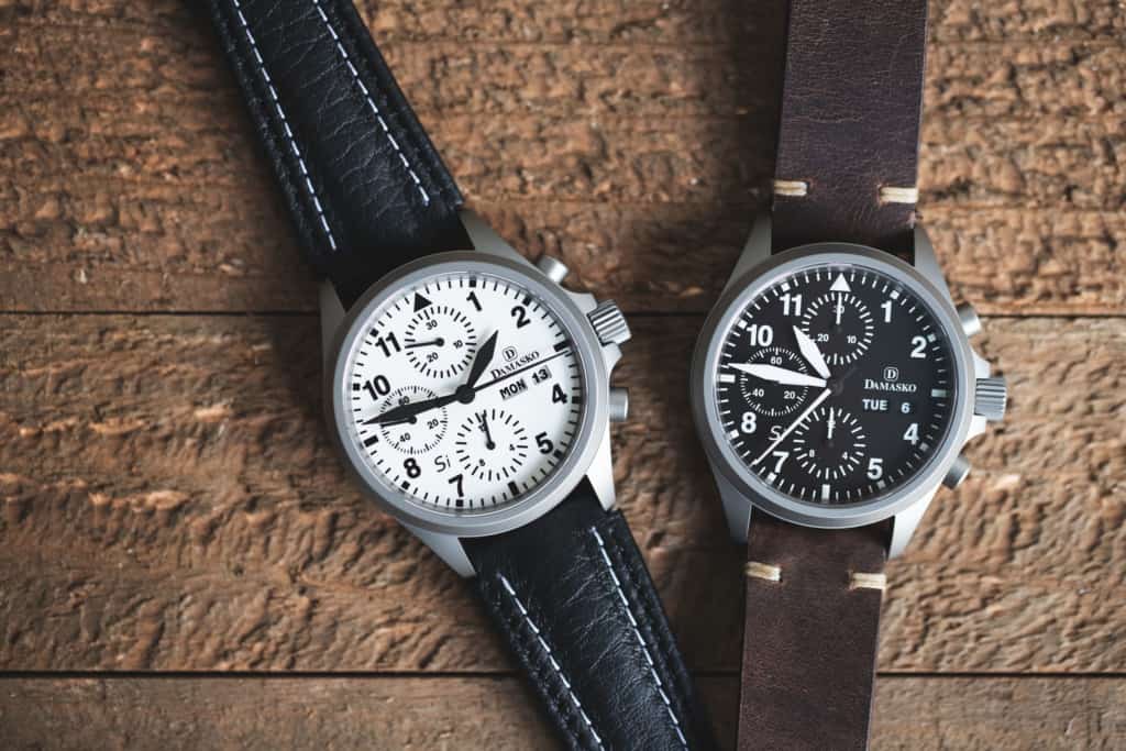 Eurofighter Approved Damasko DC 56 and 57 Si Chronographs with Silicon Hairsprings Available Now