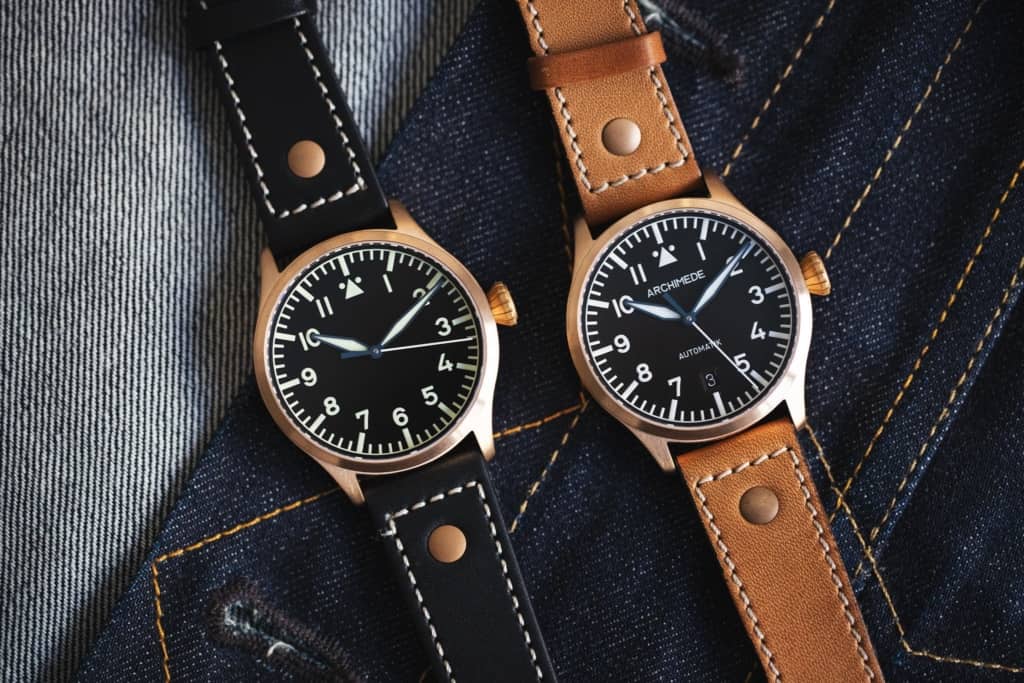 Now Available: a Squadron of Archimede Pilots Watches