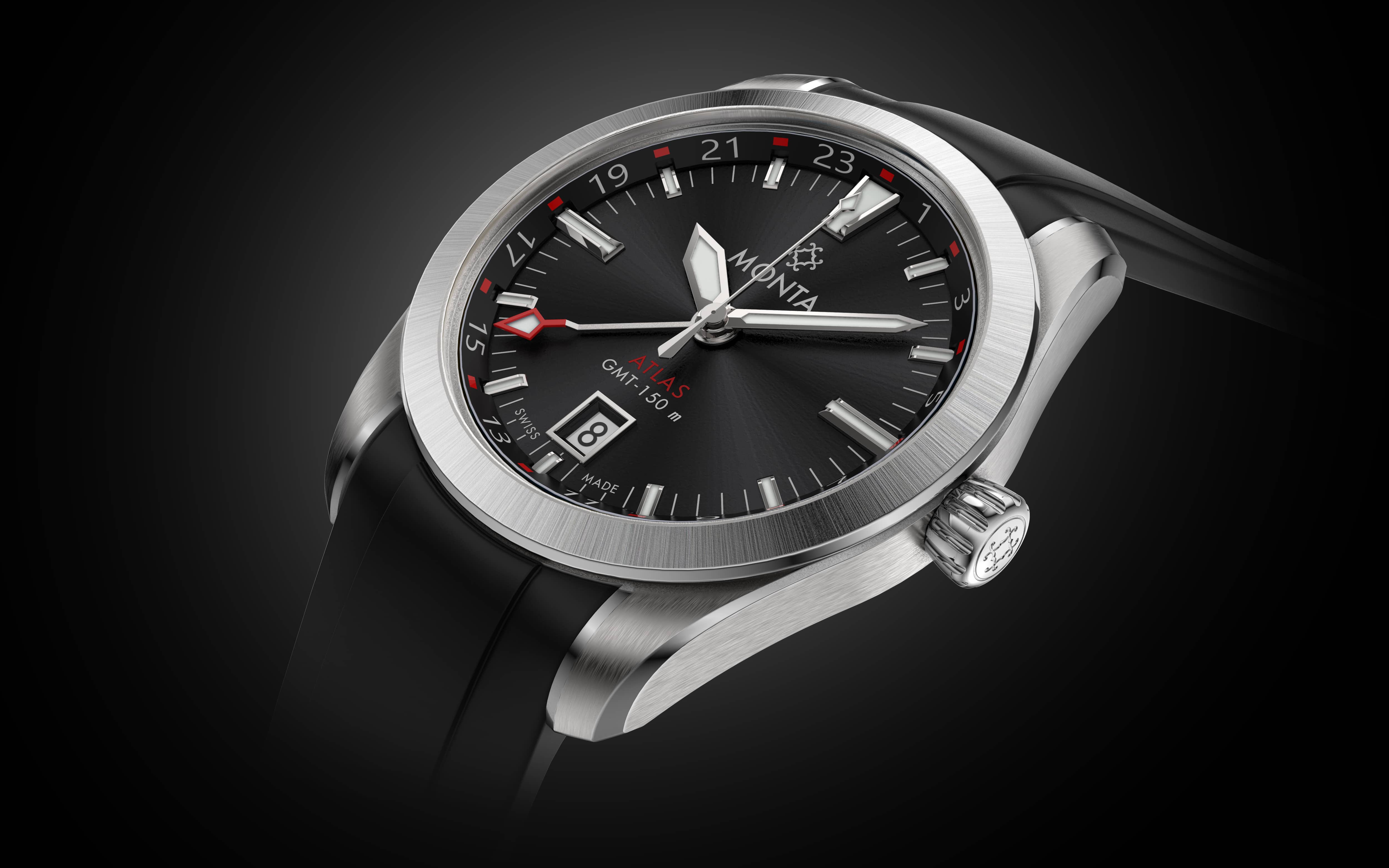 Monta's newest from Baselworld 2019 Sunray_black_Atlas_Angle
