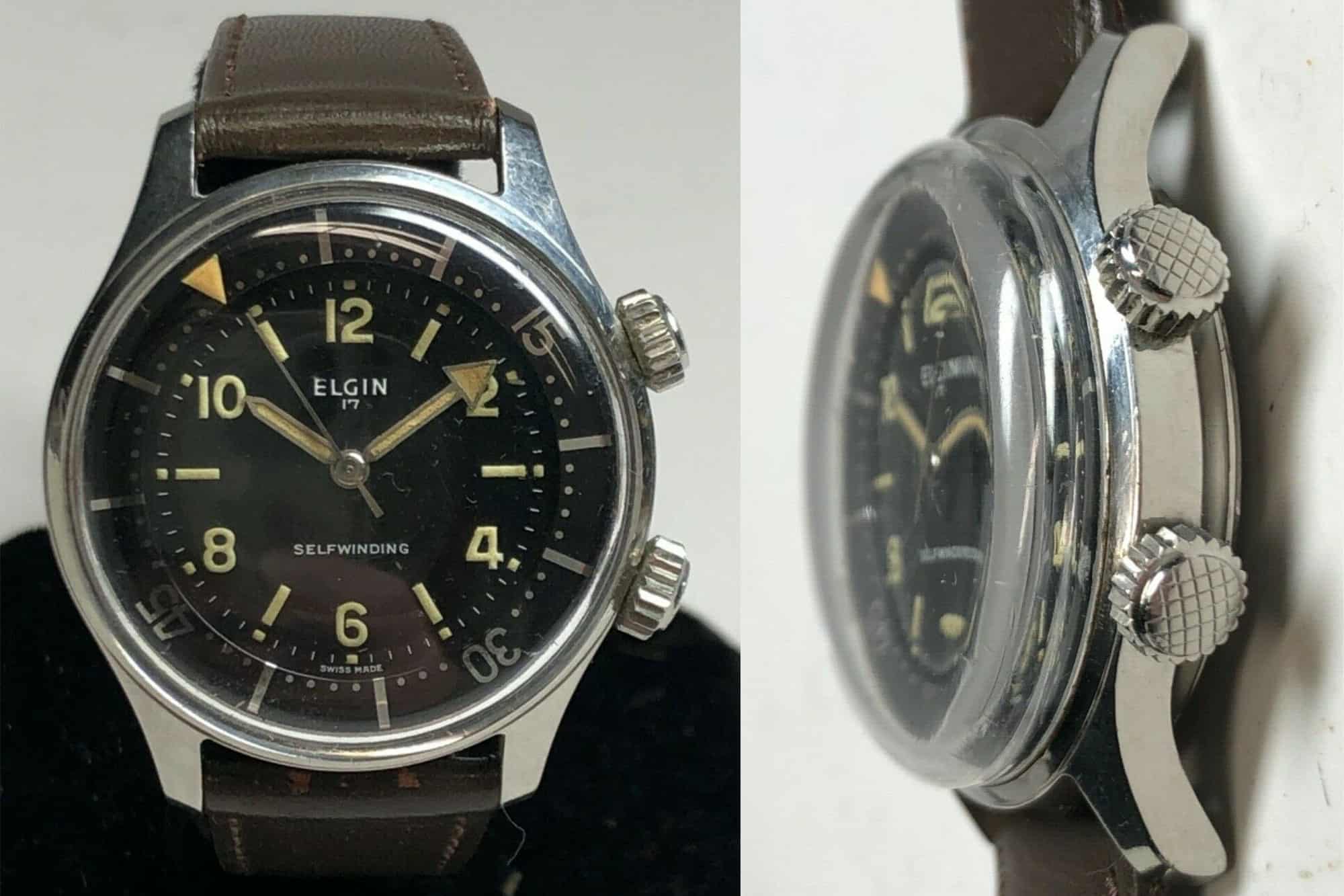 eBay Finds: Elgin Super Compressor, Seiko Ref. 7005-8140 Diver Made for the  Iranian Military, and More - Worn & Wound