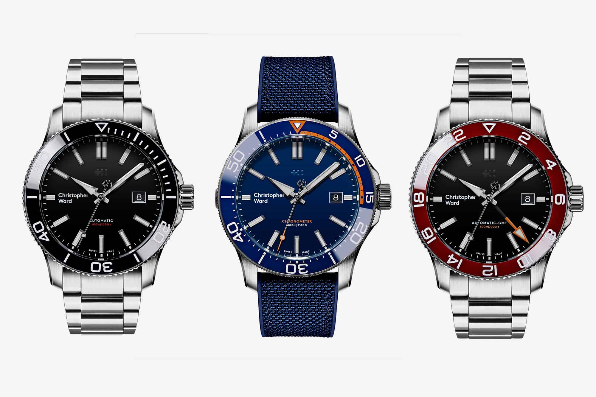 Introducing the Christopher Ward Trident 3 Collection, a Revamp of the Brand’s Iconic, Value-Packed Dive Watch Range