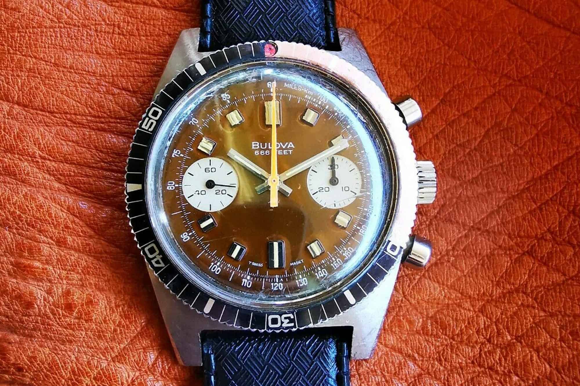 Vintage best sale diver chronograph