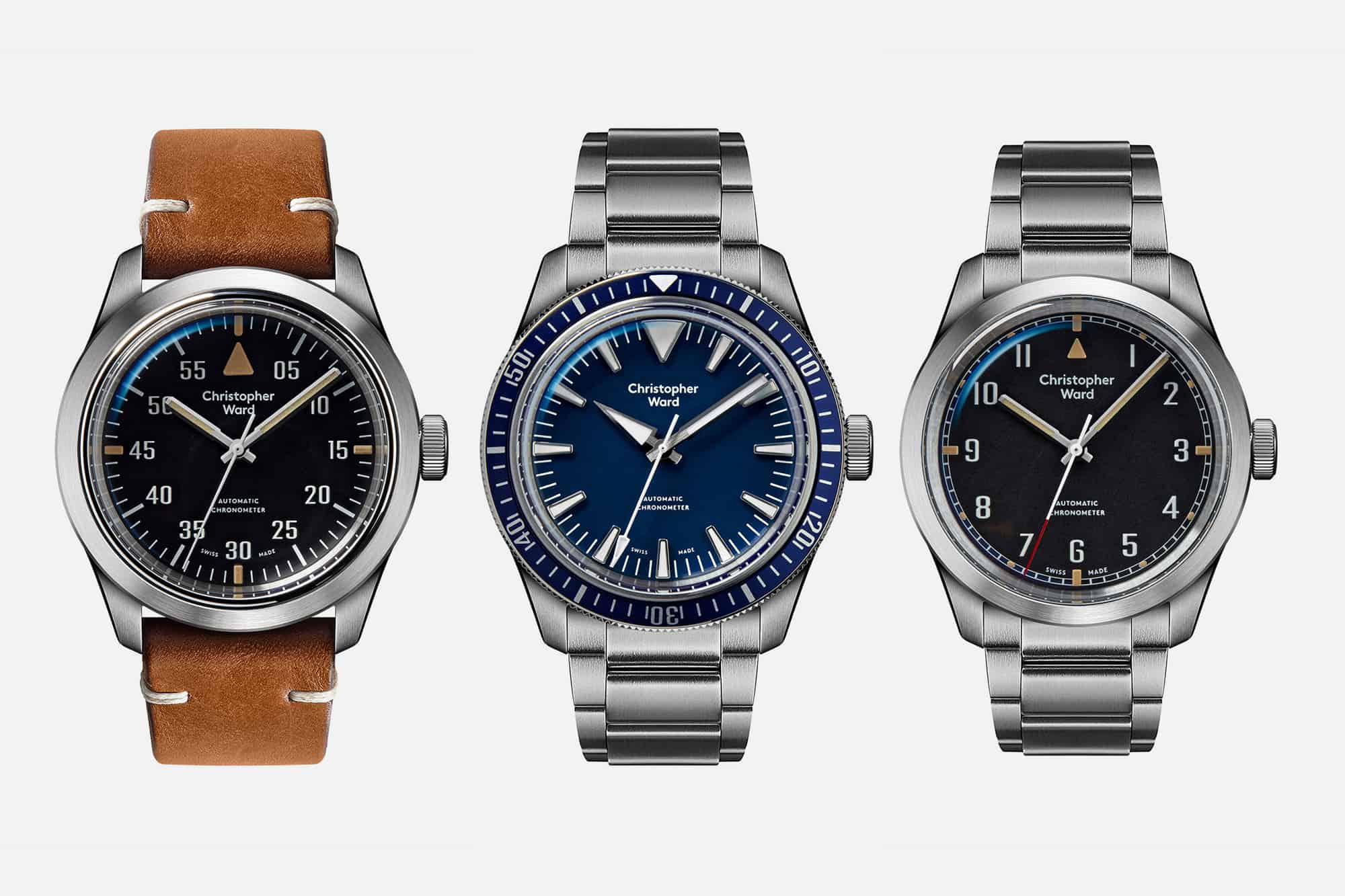 Introducing the Christopher Ward Military Collection - Worn & Wound
