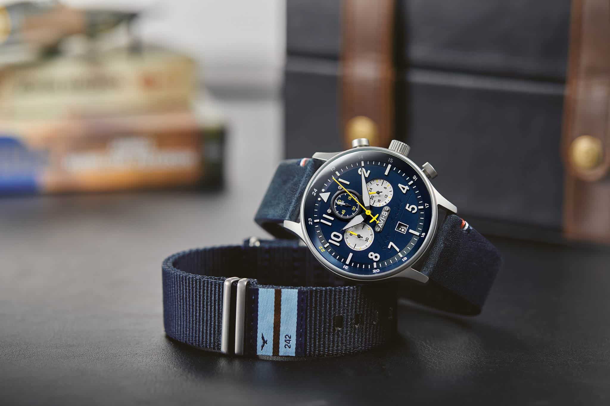 Introducing the Avi 8 Hawker Hurricane Bader Chronograph Worn