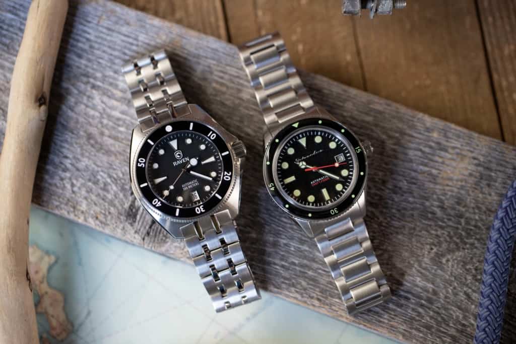 Now in the Shop: Two Value-driven 40mm Dive Watches from Raven and Spinnaker