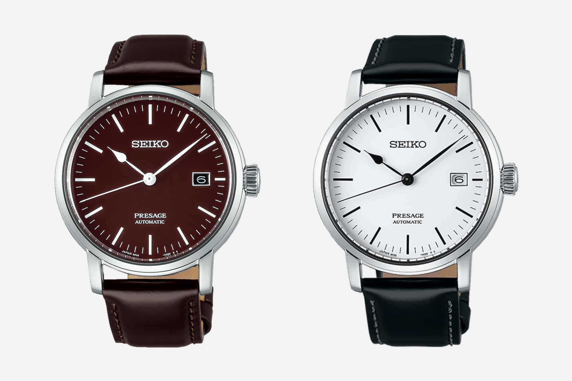 Seiko Adds Two New Riki Watanabe Inspired Watches to their Presage Line, with Enamel Dials and an Extended Power Reserve