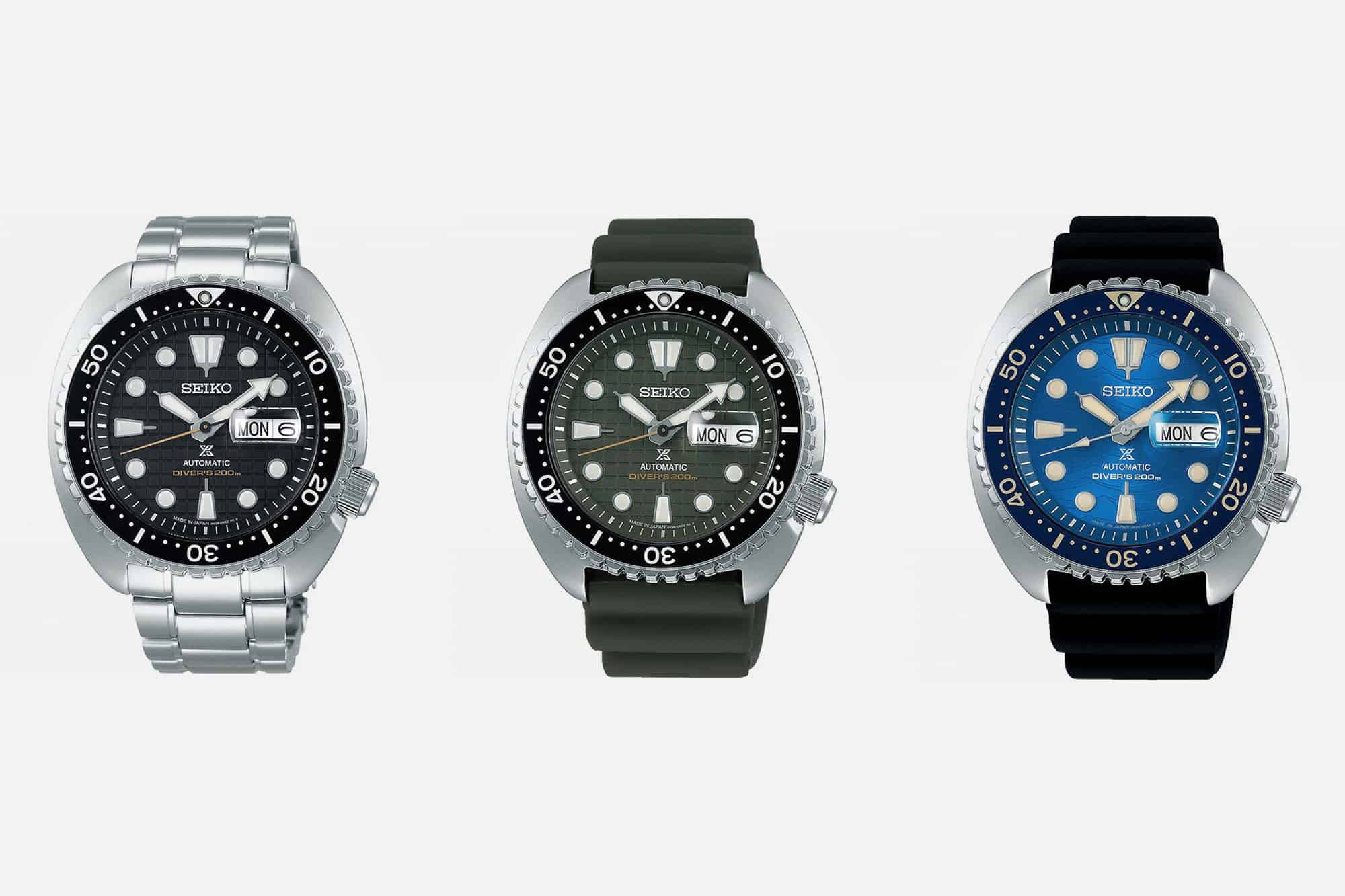 All Hail the New Seiko Prospex "King Turtle" Refs. SRPE03, SRPE05, and SRPE07 & Wound