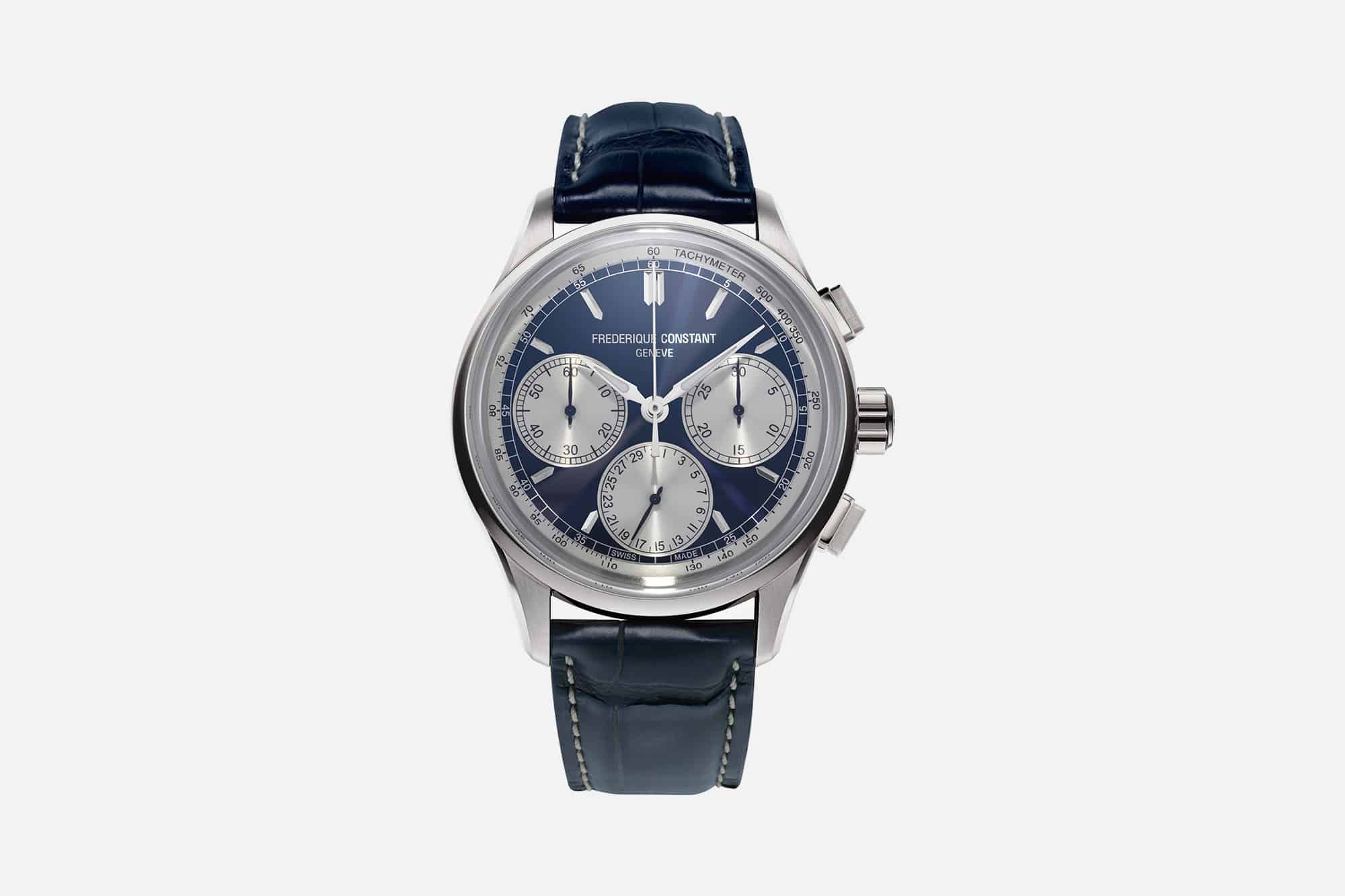 Two New Versions of Frederique Constant’s Flyback Chronograph Give the Watch a Sporty Feel