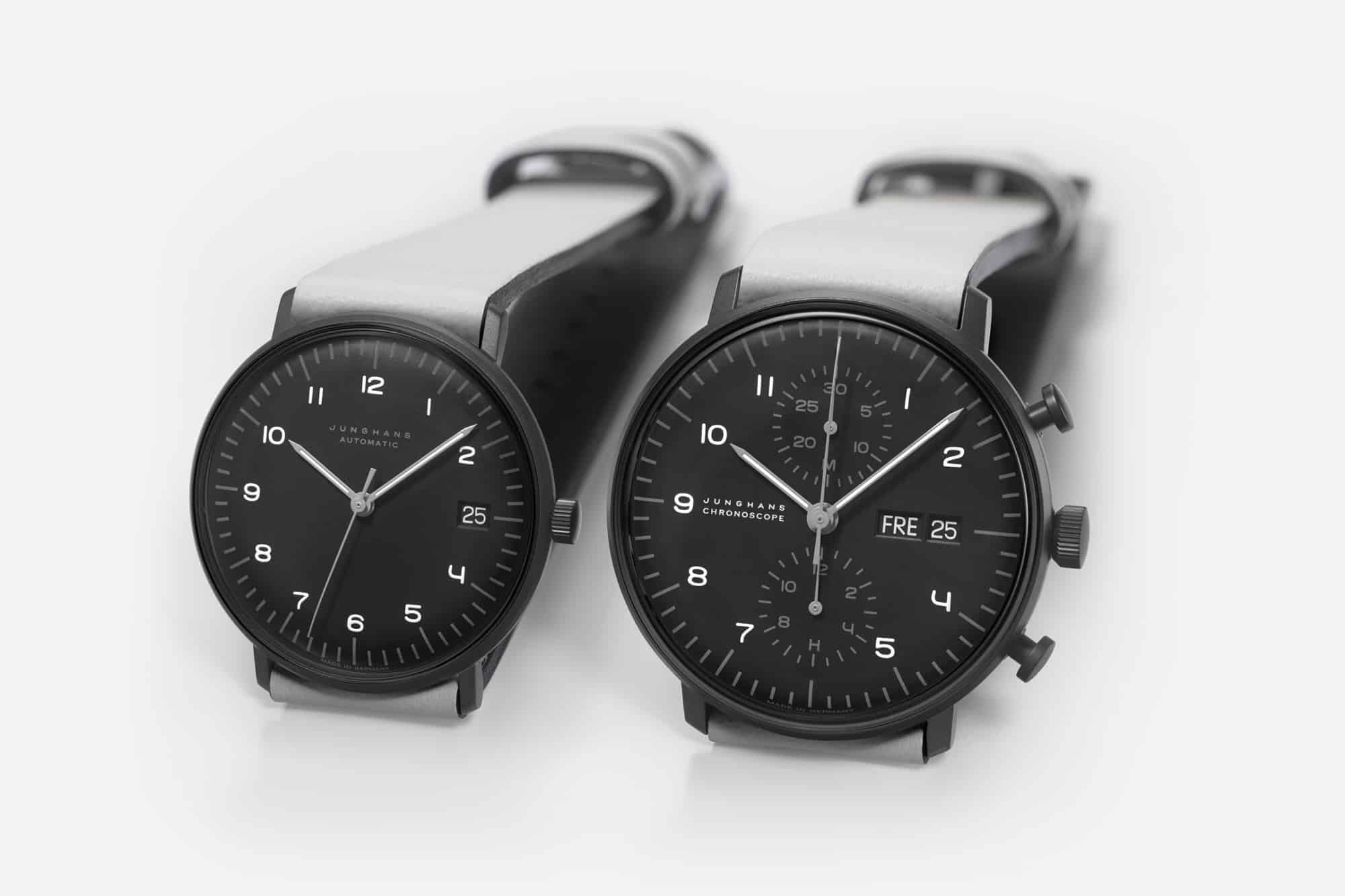 Junghans Introduces the Latest Max Bill Set, a Two Watch Limited Edition in Black & White