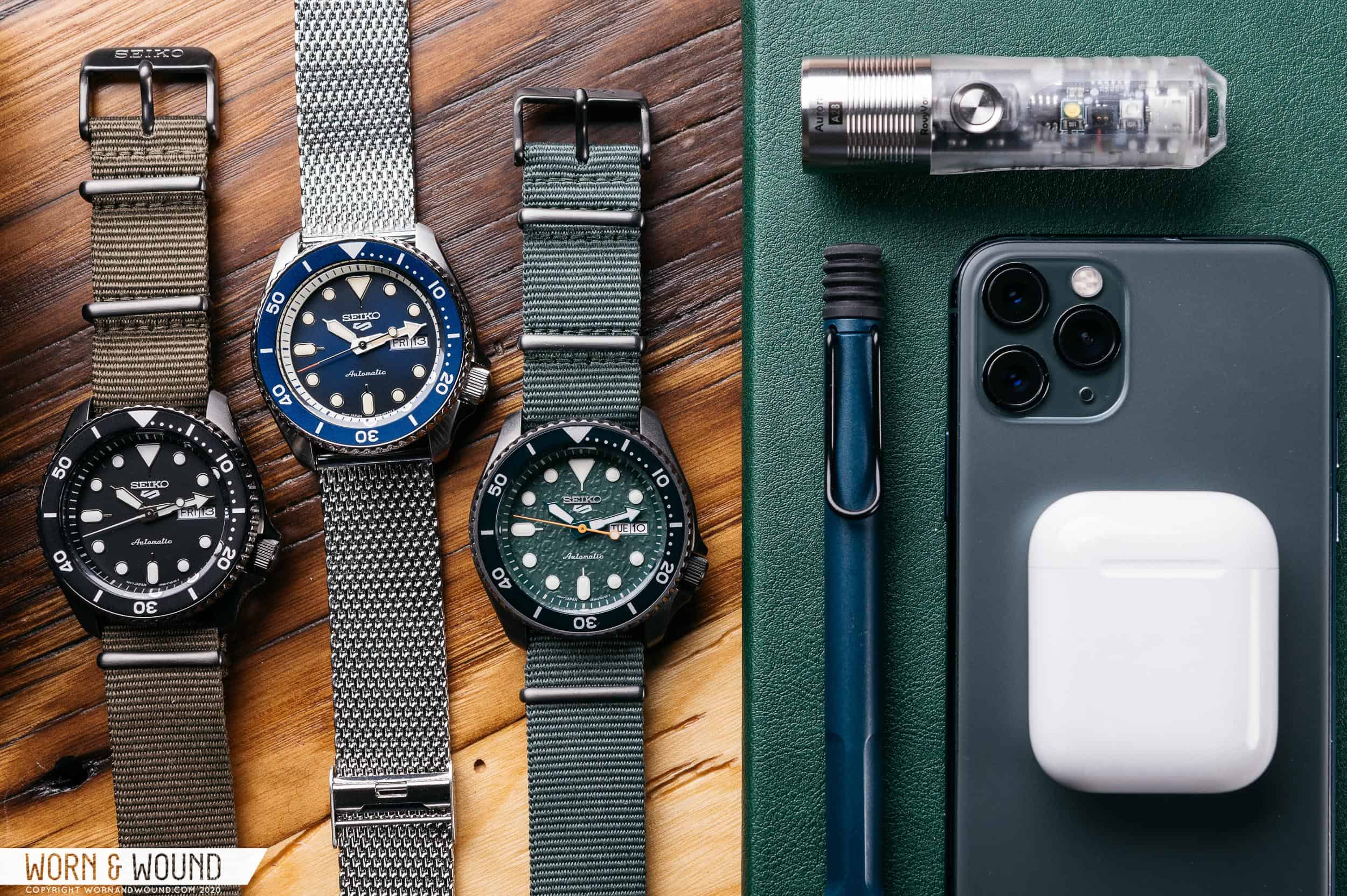 Mesh and Match with Seiko SKX 007 & New Seiko 5 Sports Models