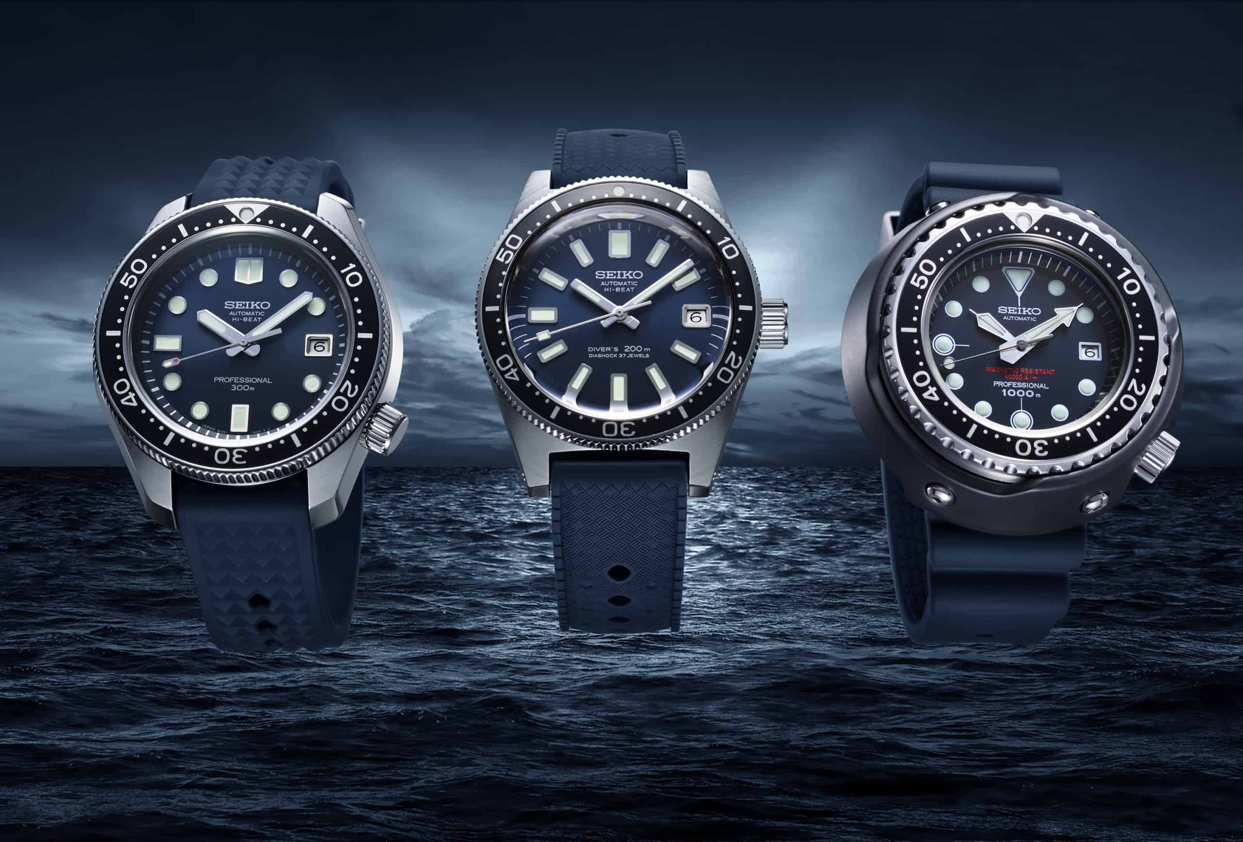 Introducing the Seiko Diver s 55th Anniversary Trilogy Worn Wound