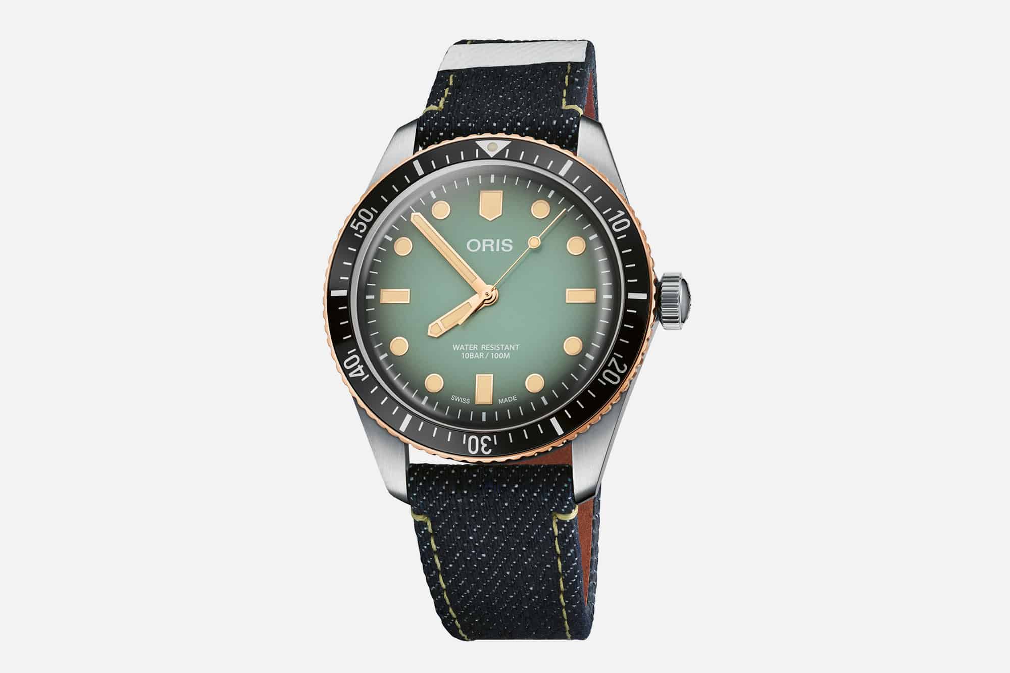 Oris and Japanese Denim Brand Momotaro Team Up For the Latest Special Edition Divers Sixty-Five