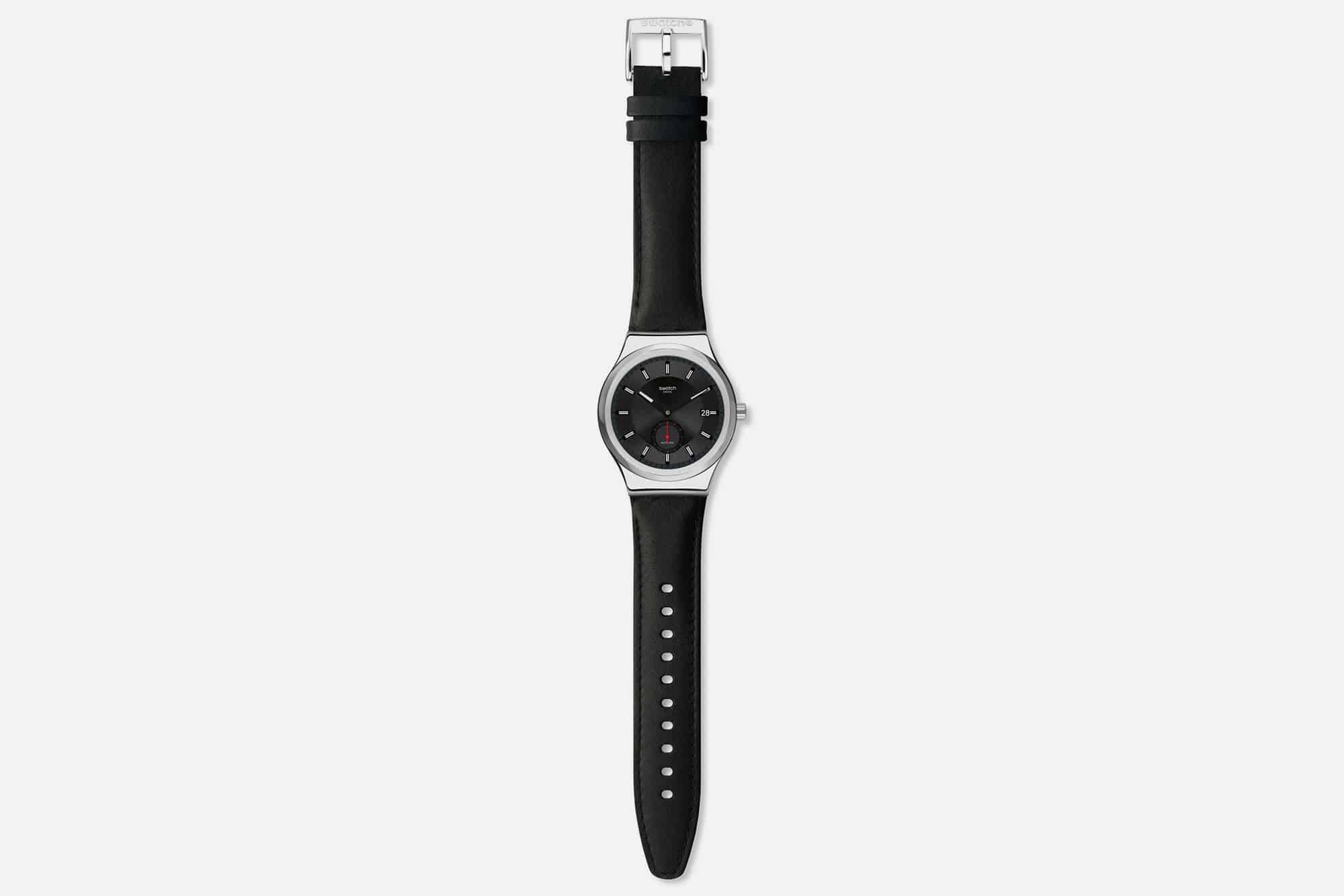 Swatch's new Sistem51 Petite Seconde Blackwatchstraplong