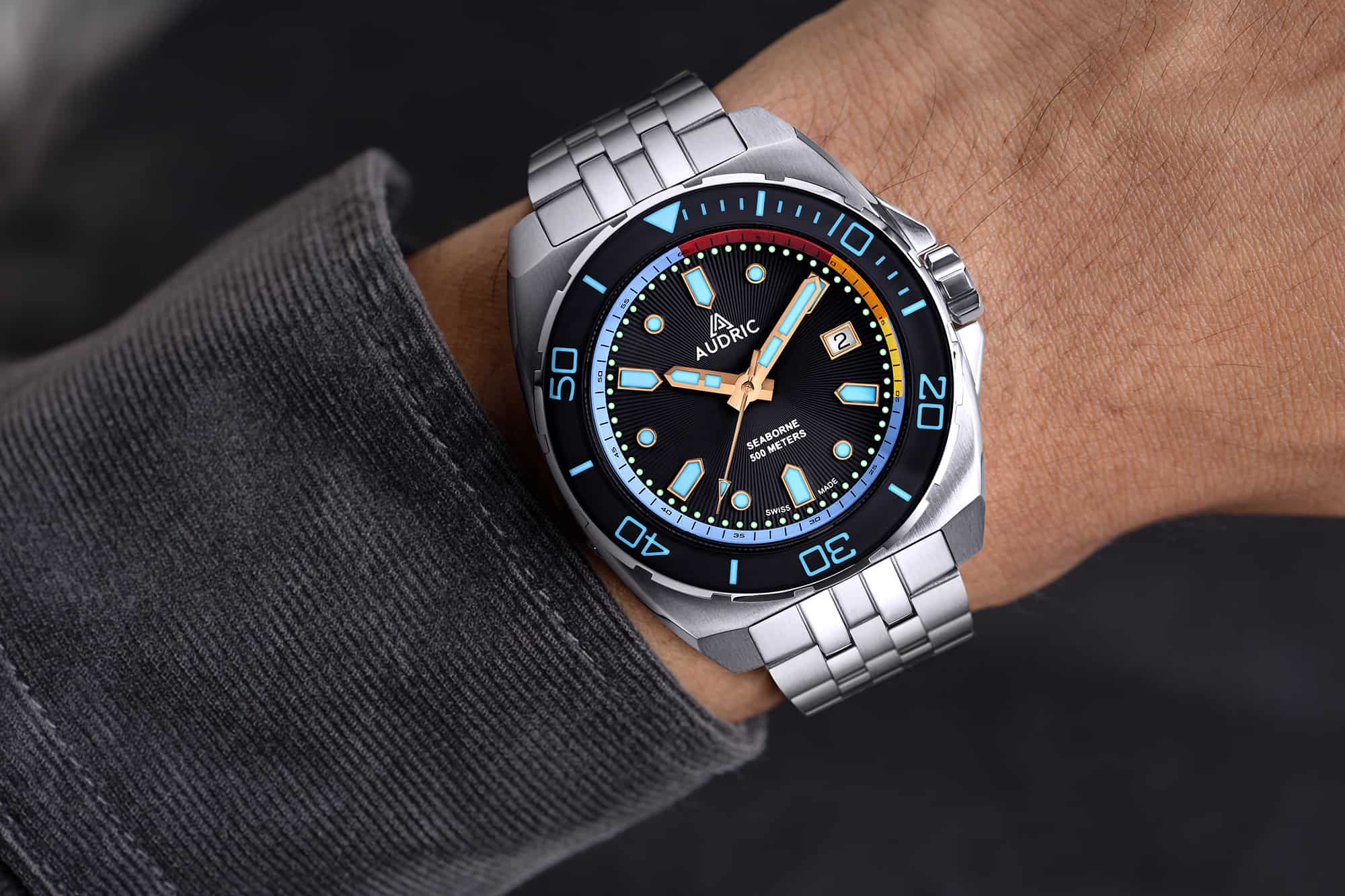 Audric, a New Brand Based in  Singapore, Unveils their SeaBorne 500 Diver
