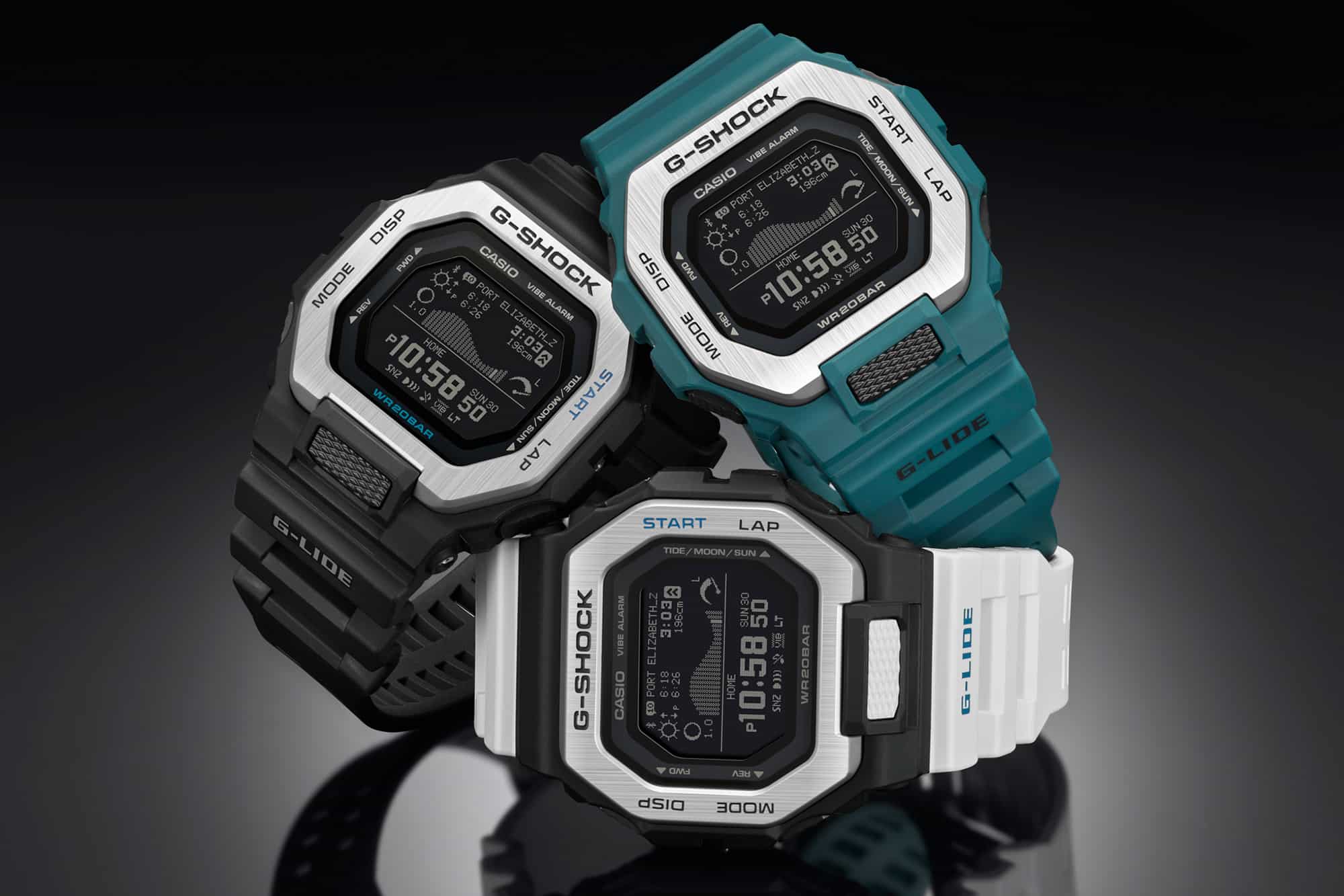 G-Shock Unveils New Watches Aimed at Surfers at a Low Price with App Integration