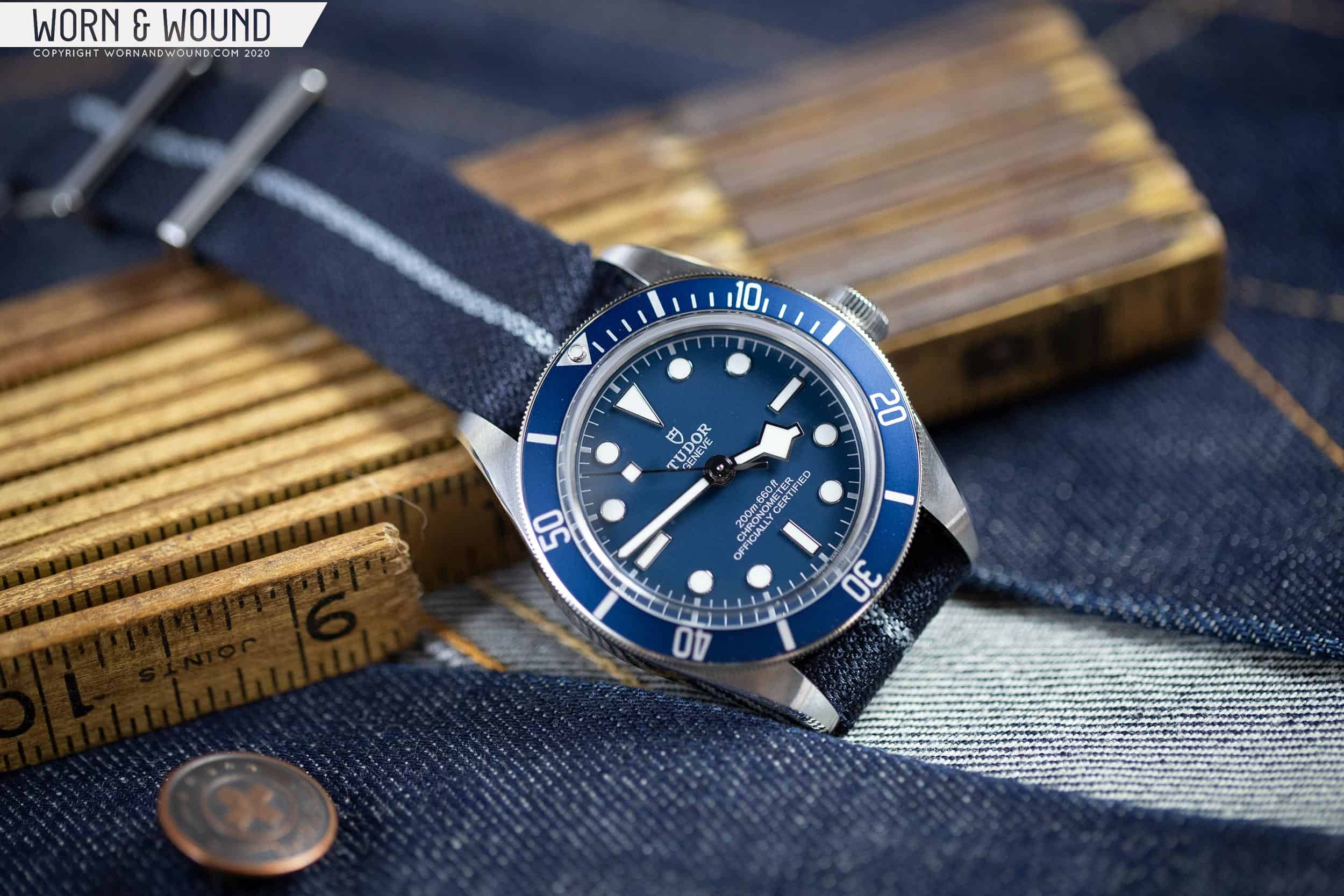 Hands On with the Tudor Black Bay Fifty Eight Navy Blue Worn Wound