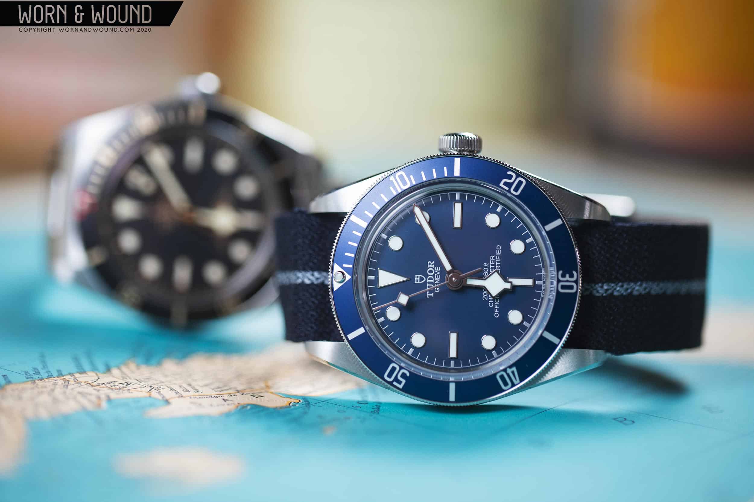 Hands On with the Tudor Black Bay Fifty Eight Navy Blue Worn Wound