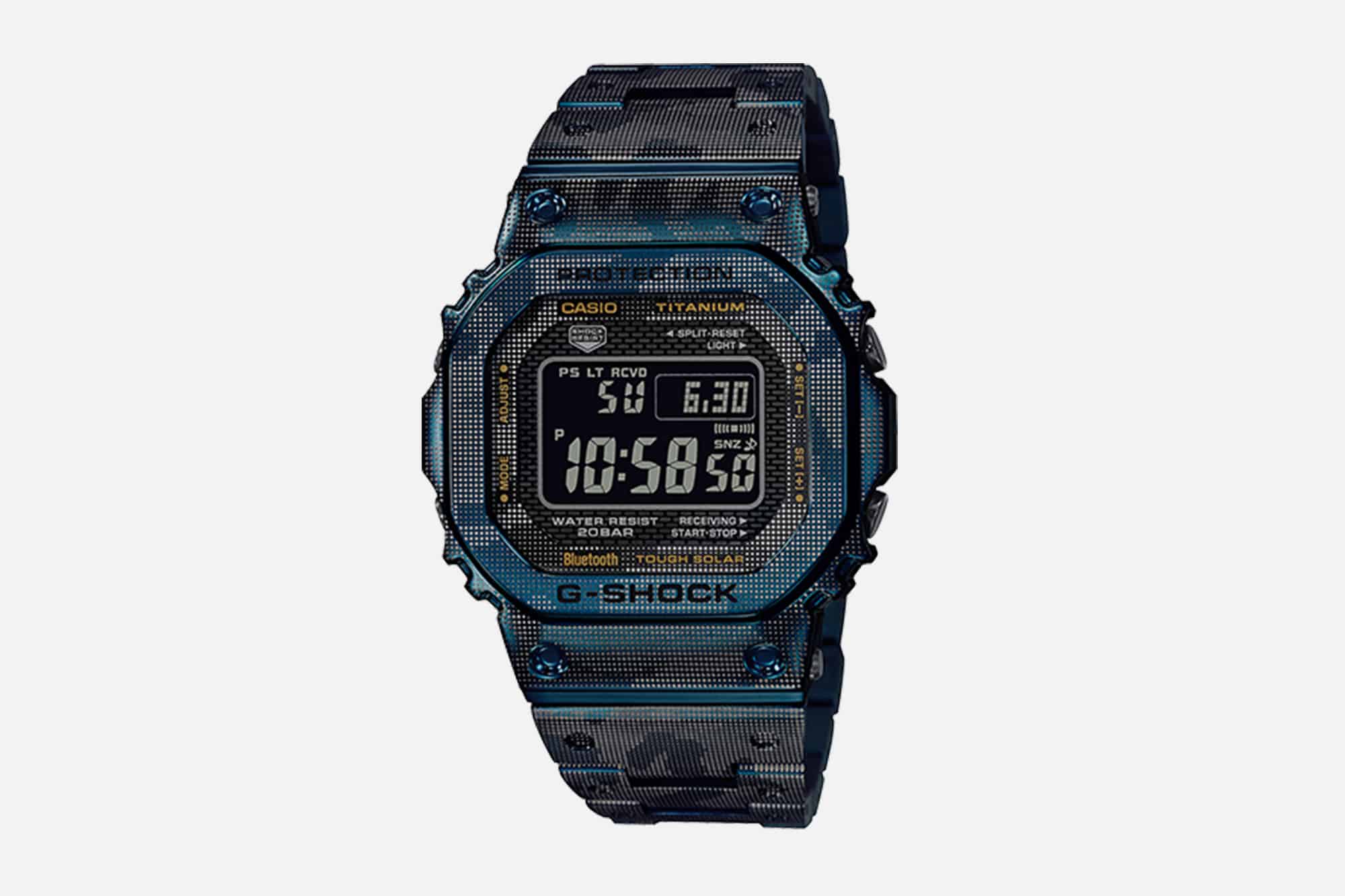 G-Shock’s Laser Printed Camo Pattern Returns in Blue