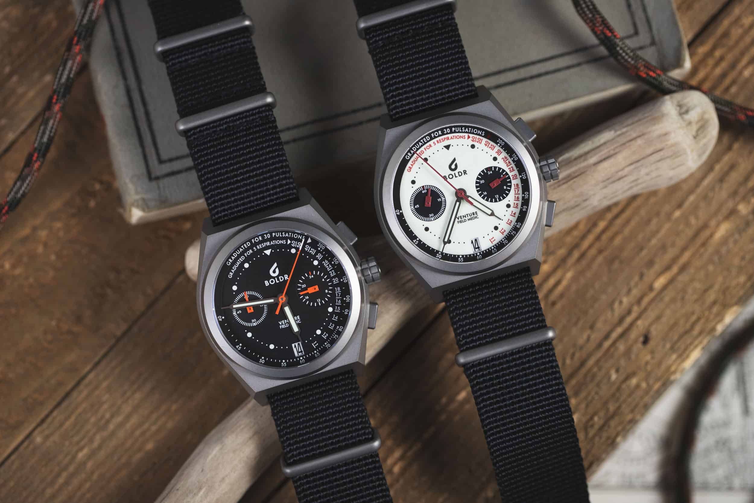 Introducing the Boldr Field Medic Chronographs – Now Available at the Windup Watch Shop