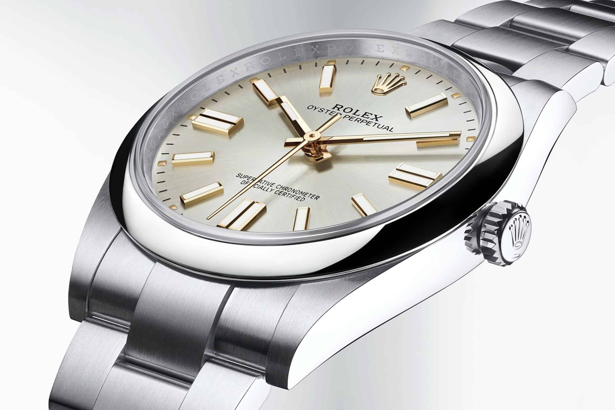 The Rolex Oyster Perpetual, Now in New Bright Colors and a Larger Case