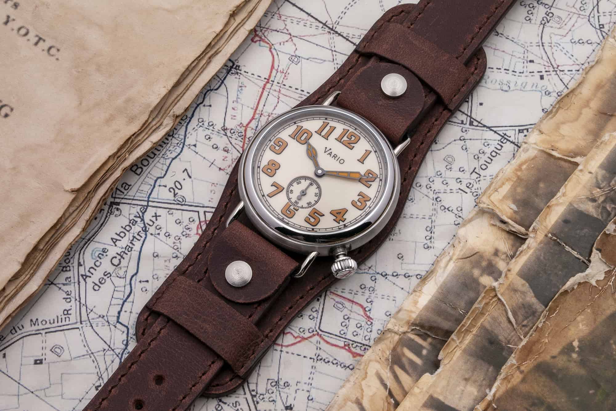 Vario Revives the World War I Trench Watch, with Modern Upgrades