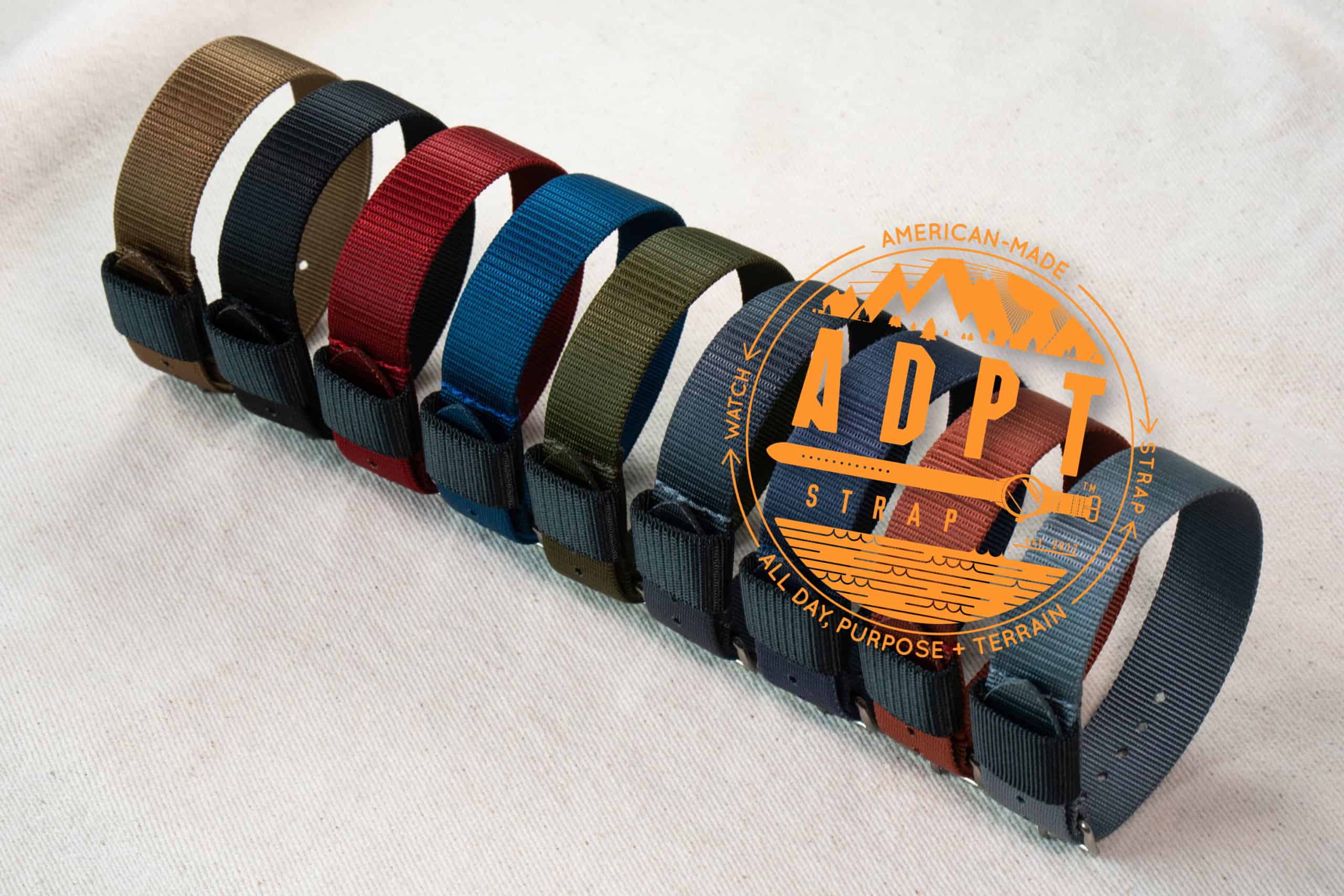 Introducing the new ADPT US-Made Single Pass Straps – Available Only at the Windup Watch Shop