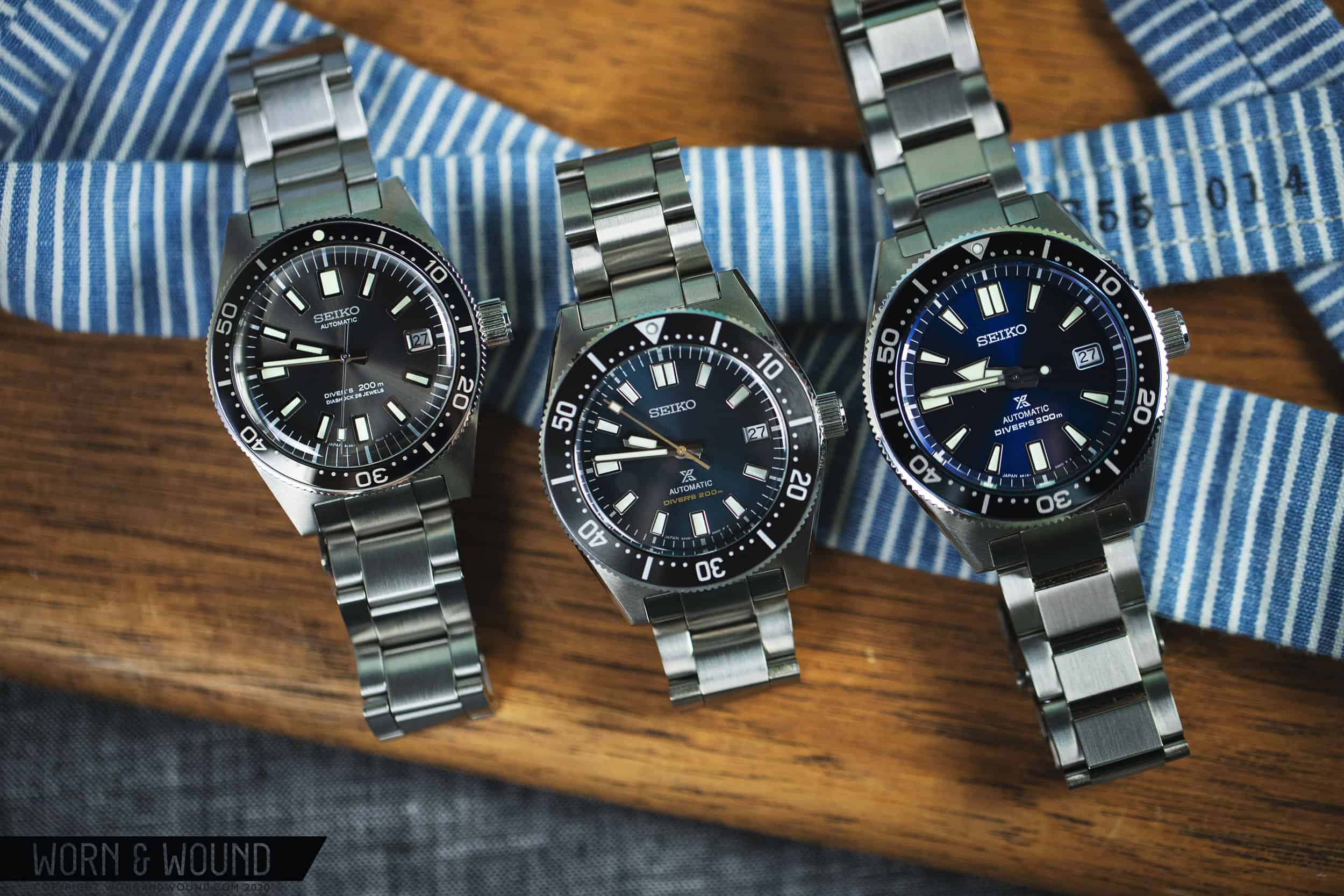 The Seiko 62MAS Family Three Generations Compared Worn Wound