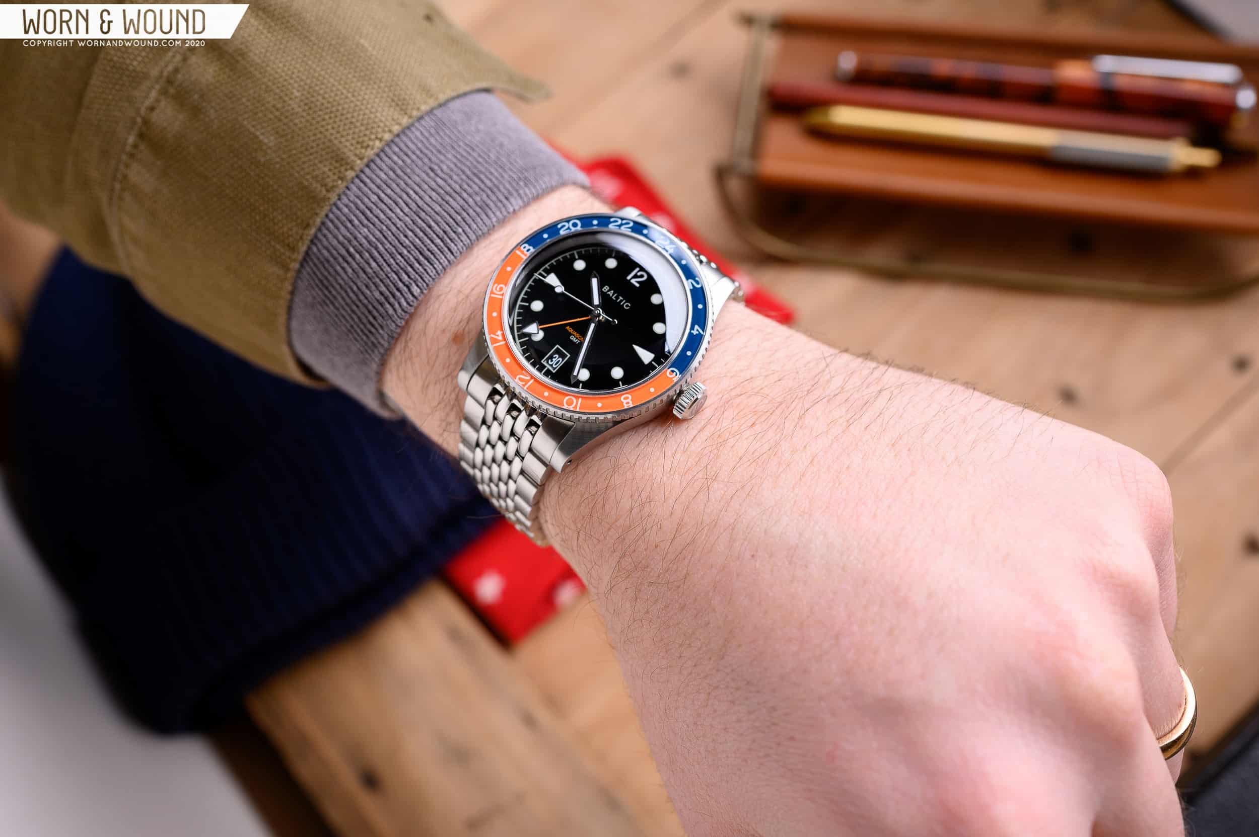 Wornandwound Review The Baltic Aquascaphe GMT Borealis Watch Forum 