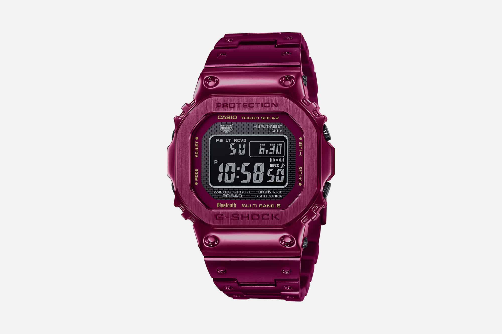 Introducing the G-Shock GMWB5000RD-4, Their Latest in Full Metal and Bright Red