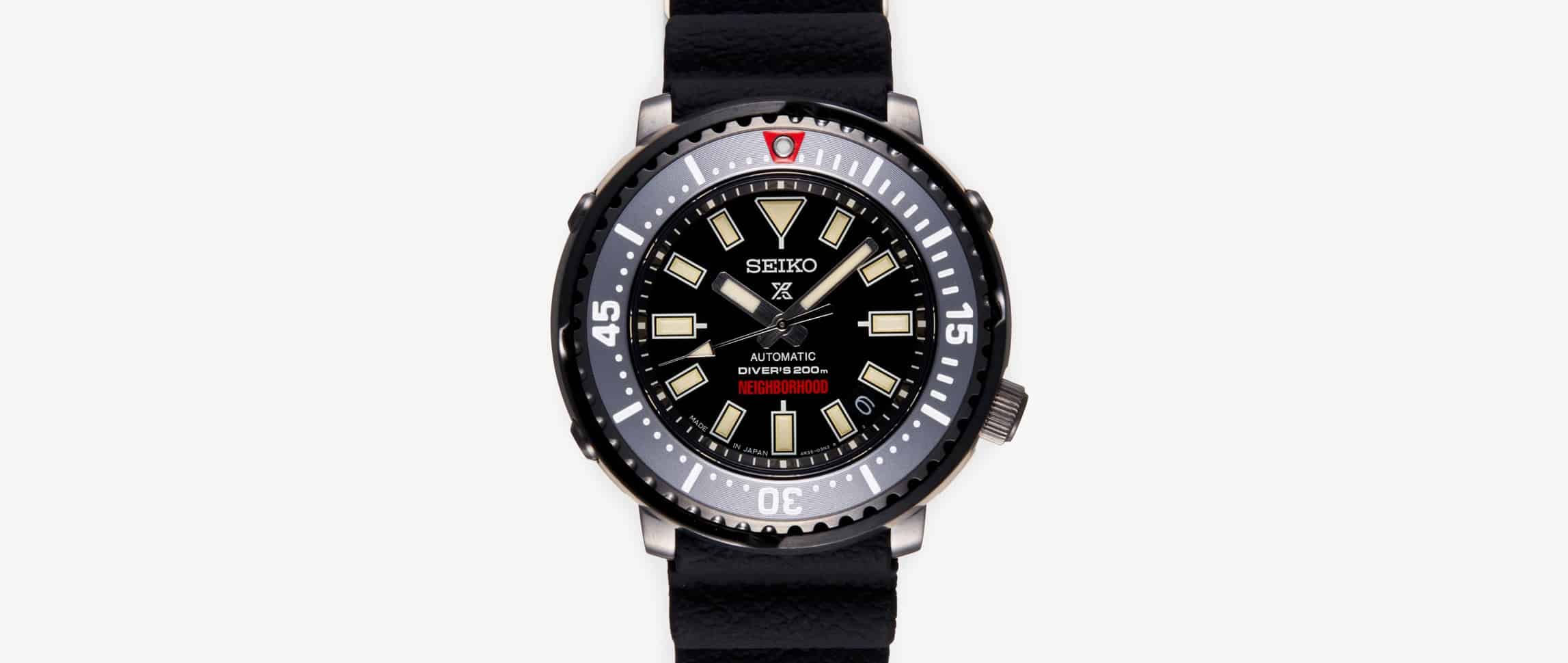 NEIGHBORHOOD and Seiko Team Up For Limited Edition Prospex Diver - Worn u0026  Wound