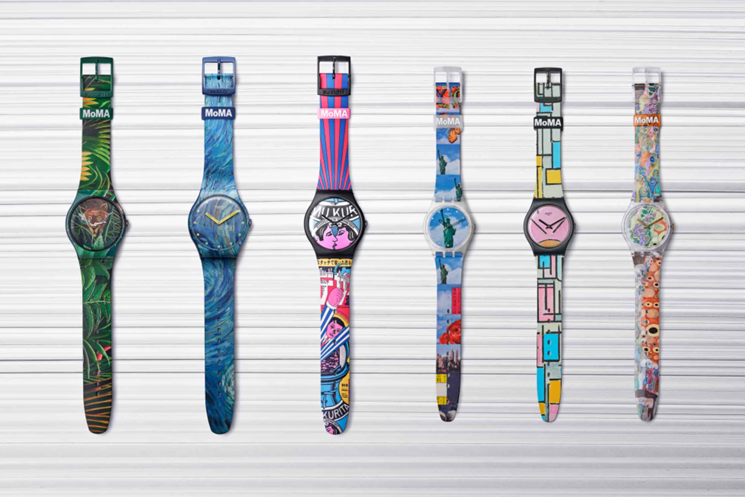 Swatch Partners with MoMA on a New Collection Inspired by Great Modern Art Worn