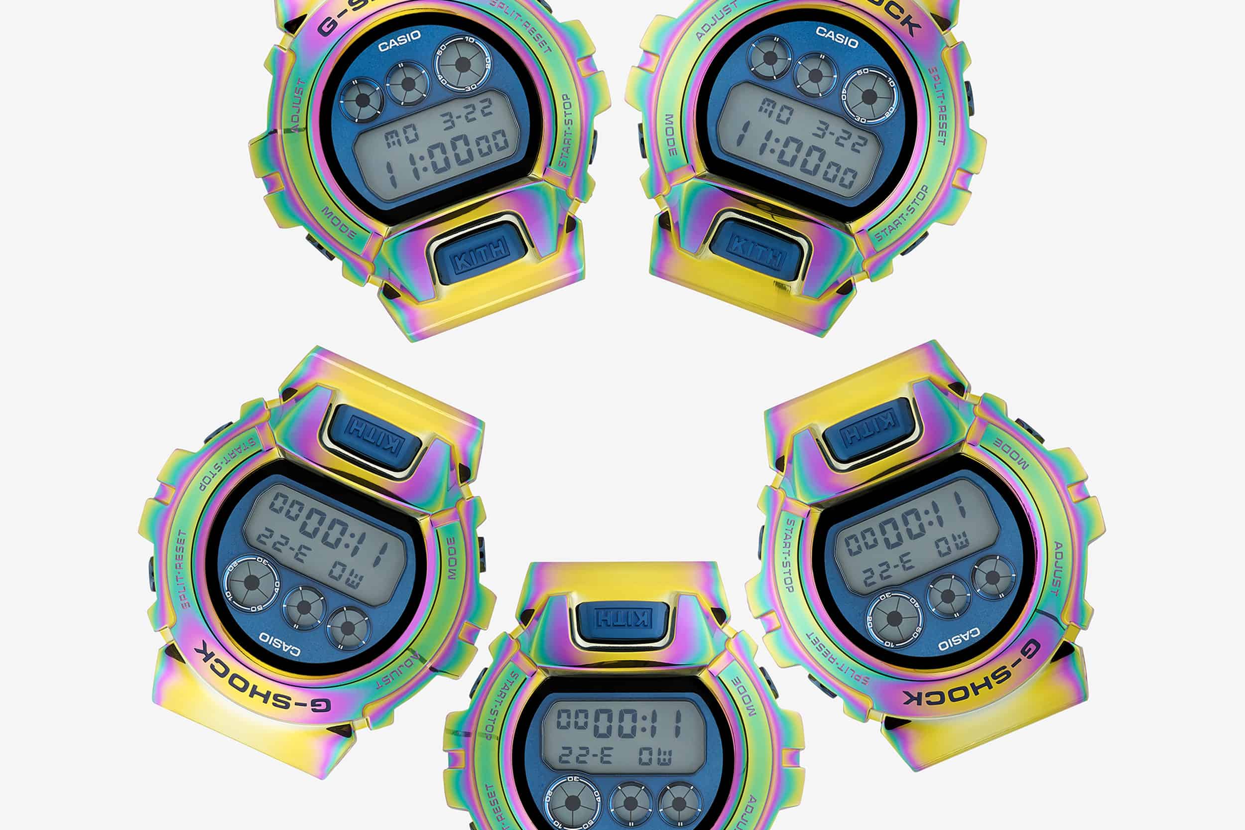 G-Shock and Kith Team Up on a Rainbow GM-6900 - Worn & Wound