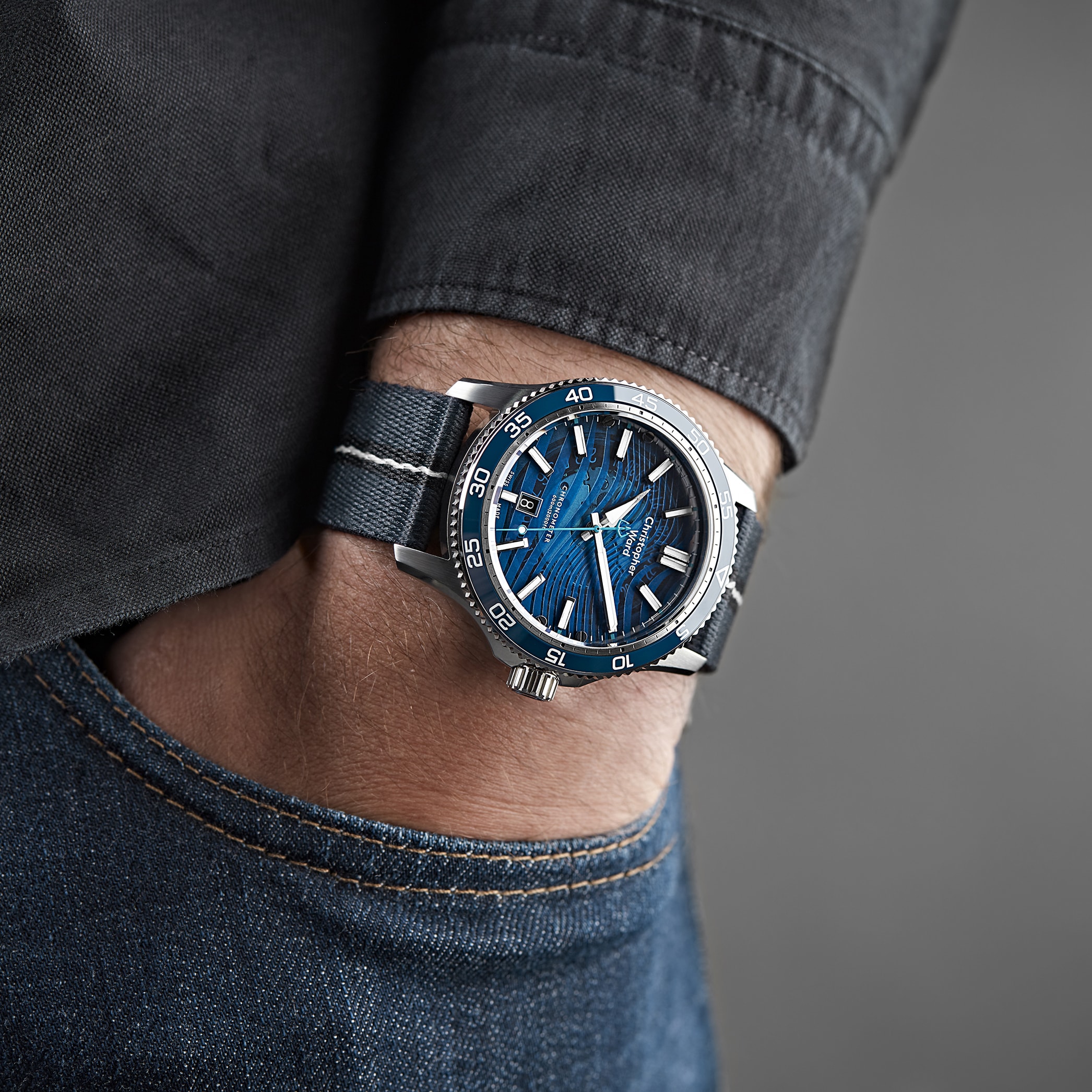 Christopher Ward Puts Ocean Material To Work In New C60 #Tide