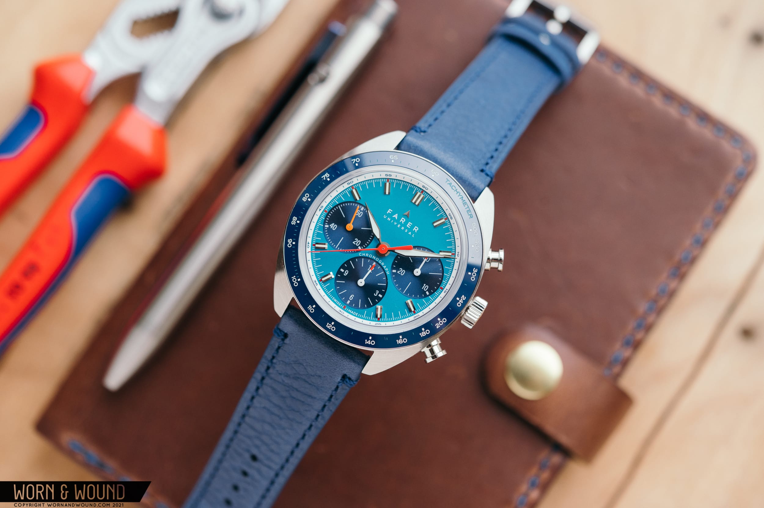 Hands-On With The Delightfully Colorful Farer Carnegie Chronograph Sport